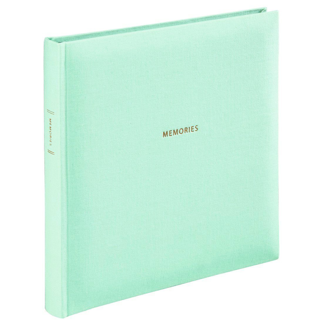 Buch 50 mint "Memories", cm, Album schwarze Fotoalbum Hama 25x25 Seiten