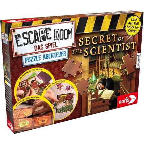 Noris Spiel, Strategiespiel Escape Room Das Spiel, Puzzle Abenteuer - Secret of the Scientist
