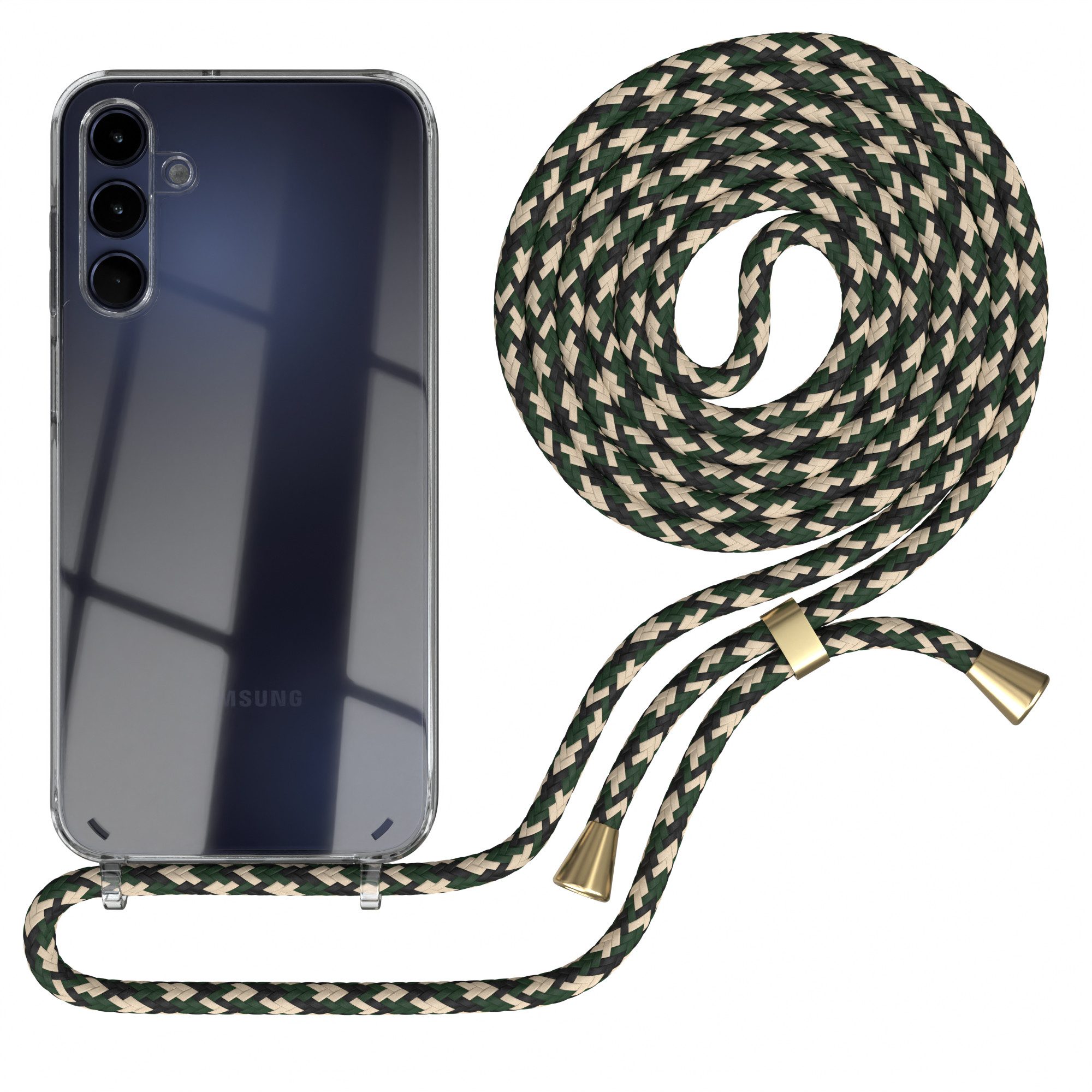 Handykette Hülle mit Kette für Samsung Galaxy A15