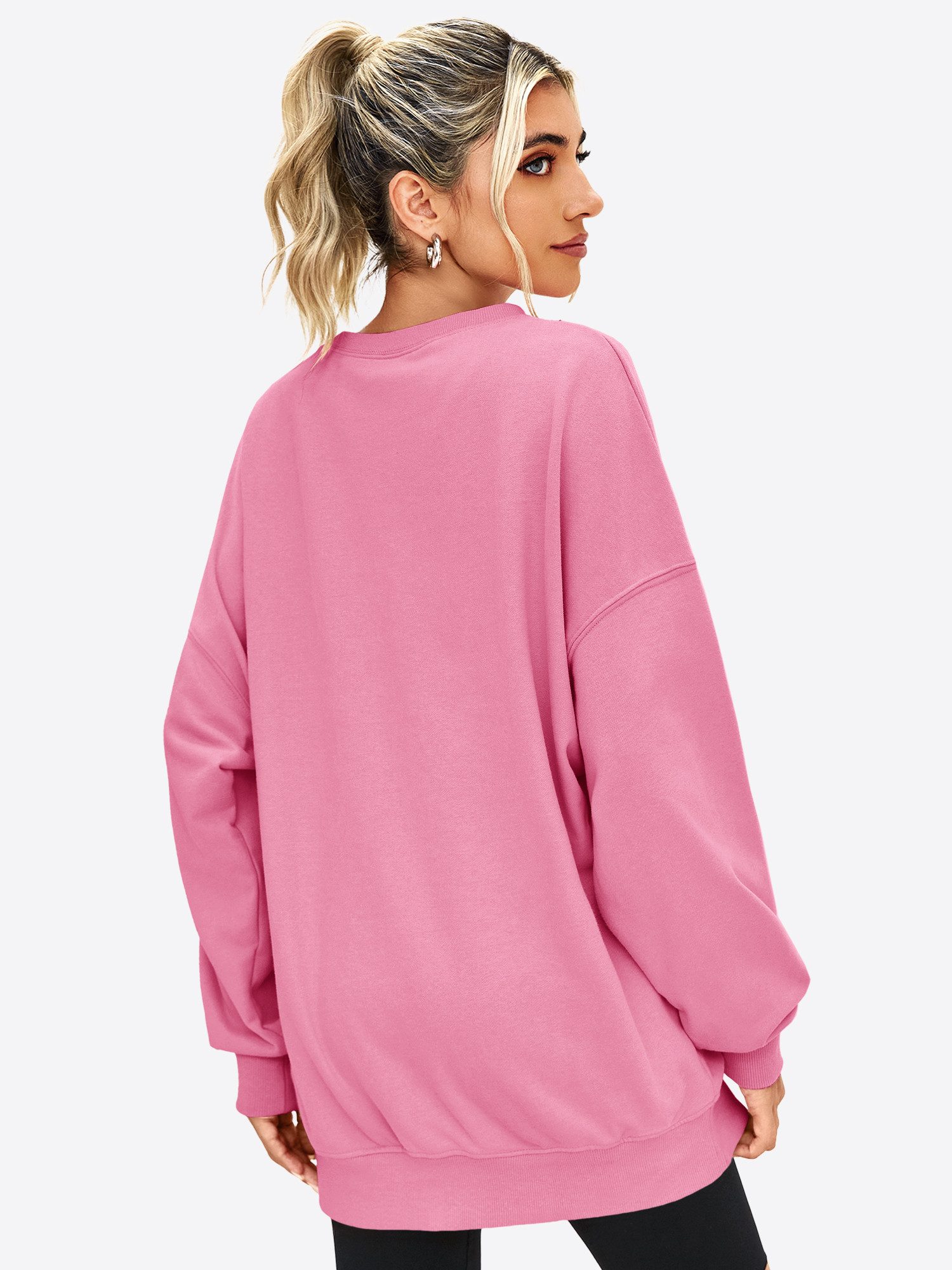 Imily Bela Sweatshirt Damen Oversize Pullover mit Rundhalsausschnitt (Packu günstig online kaufen