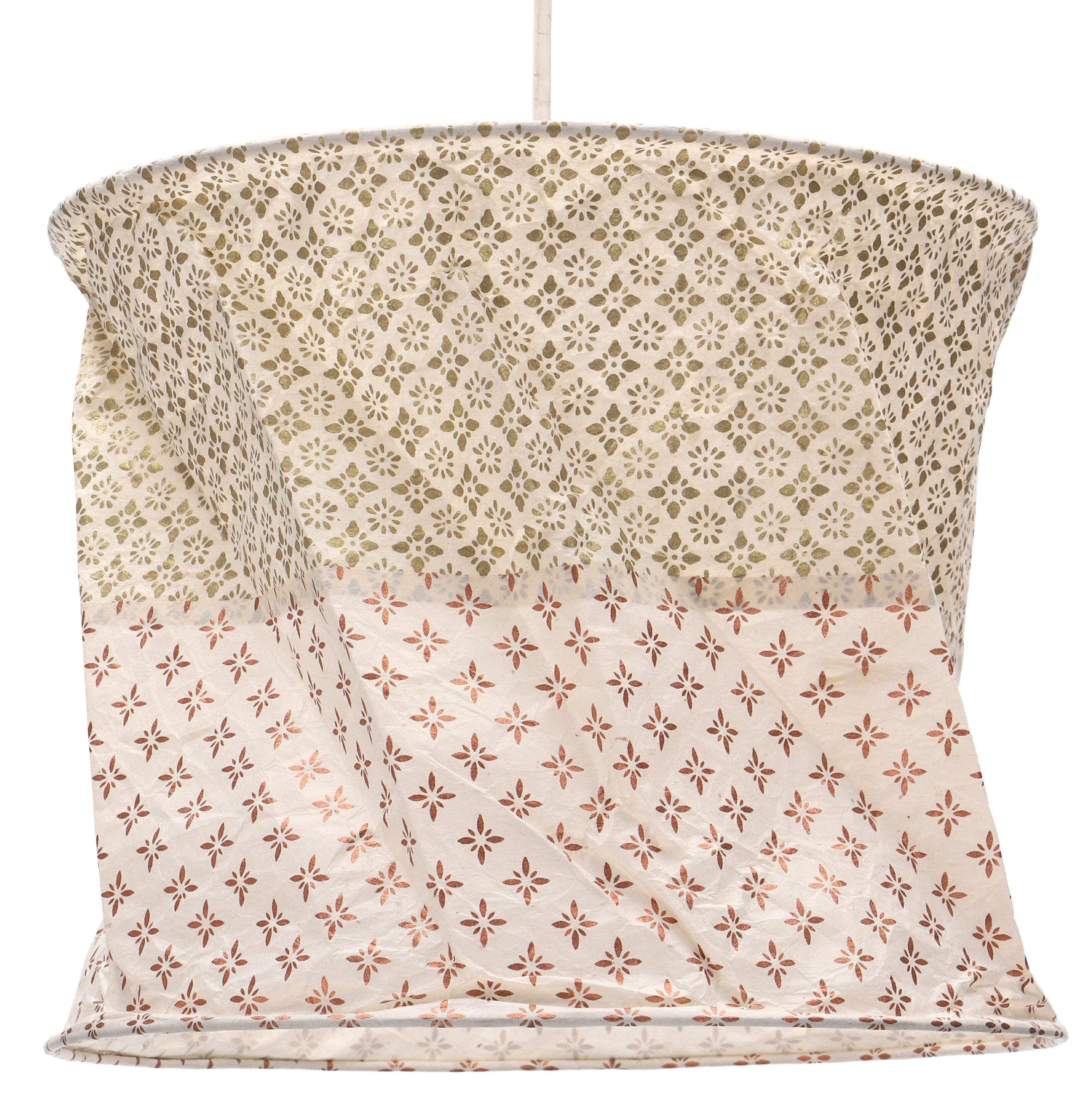 Guru-Shop Lampenschirm Runde Papier Hängelampe, Lokta.. günstig online kaufen