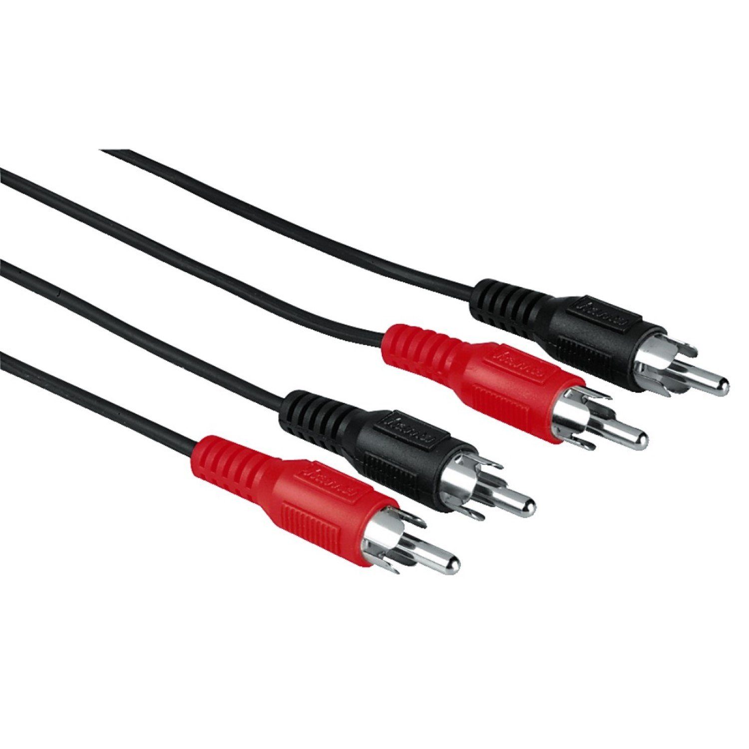 Hama Audio-Kabel 1,2m 2x Cinch-Stecker Stereo Audio-Kabel, Cinch, Audio (120 cm), 2x RCA-Stecker Stereo RCA HiFi Chinch