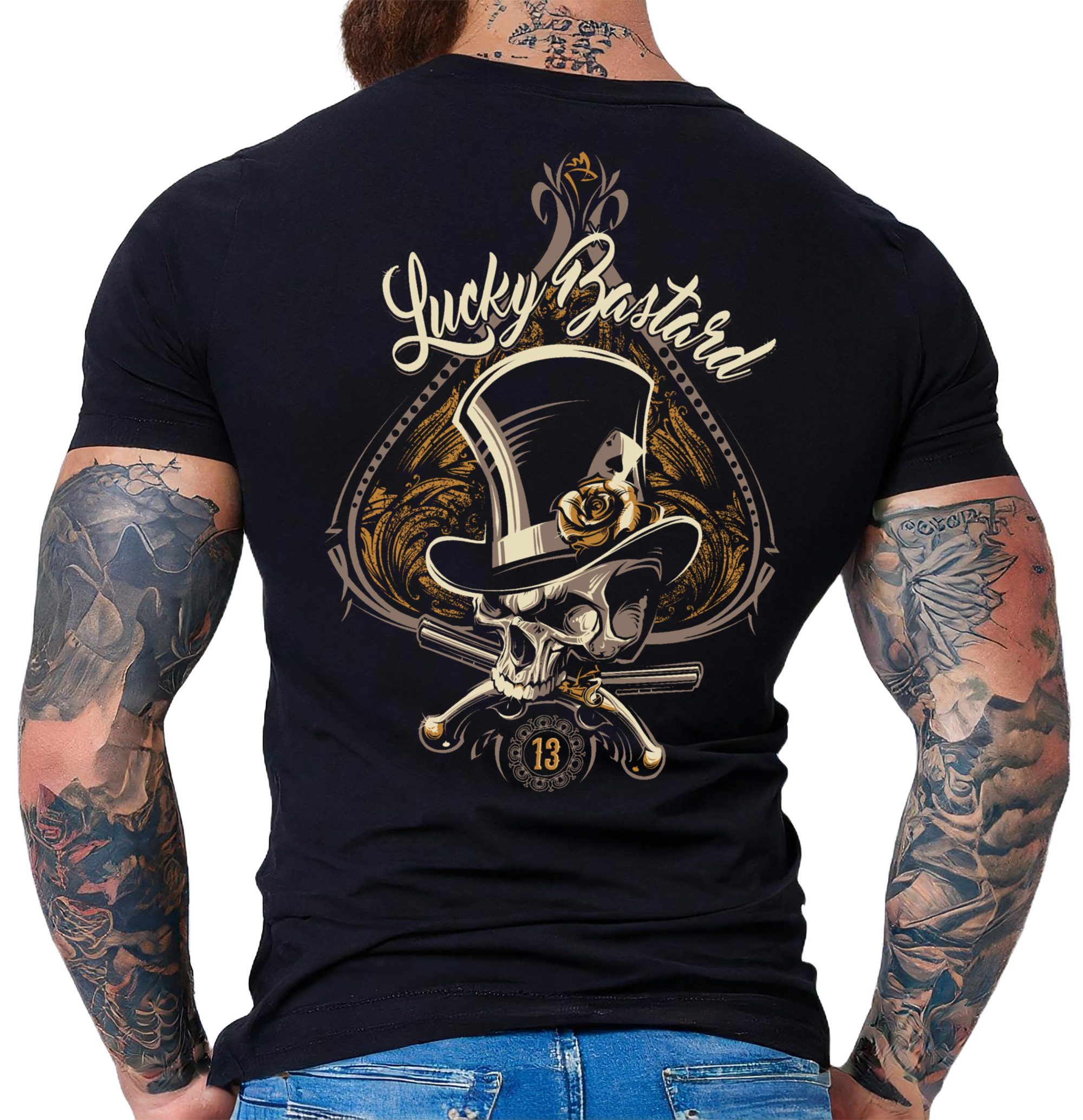GASOLINE BANDIT® T-Shirt Old School Rockabilly günstig online kaufen