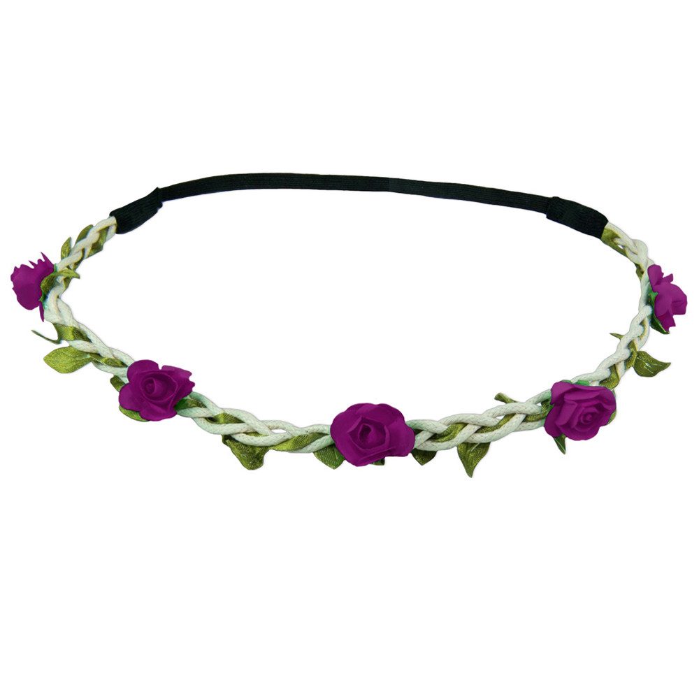 Trachtenland Haarreif Blumen Haarband "Bella" mit kleinen Rosen, Прикраси для волосся Hochzeit