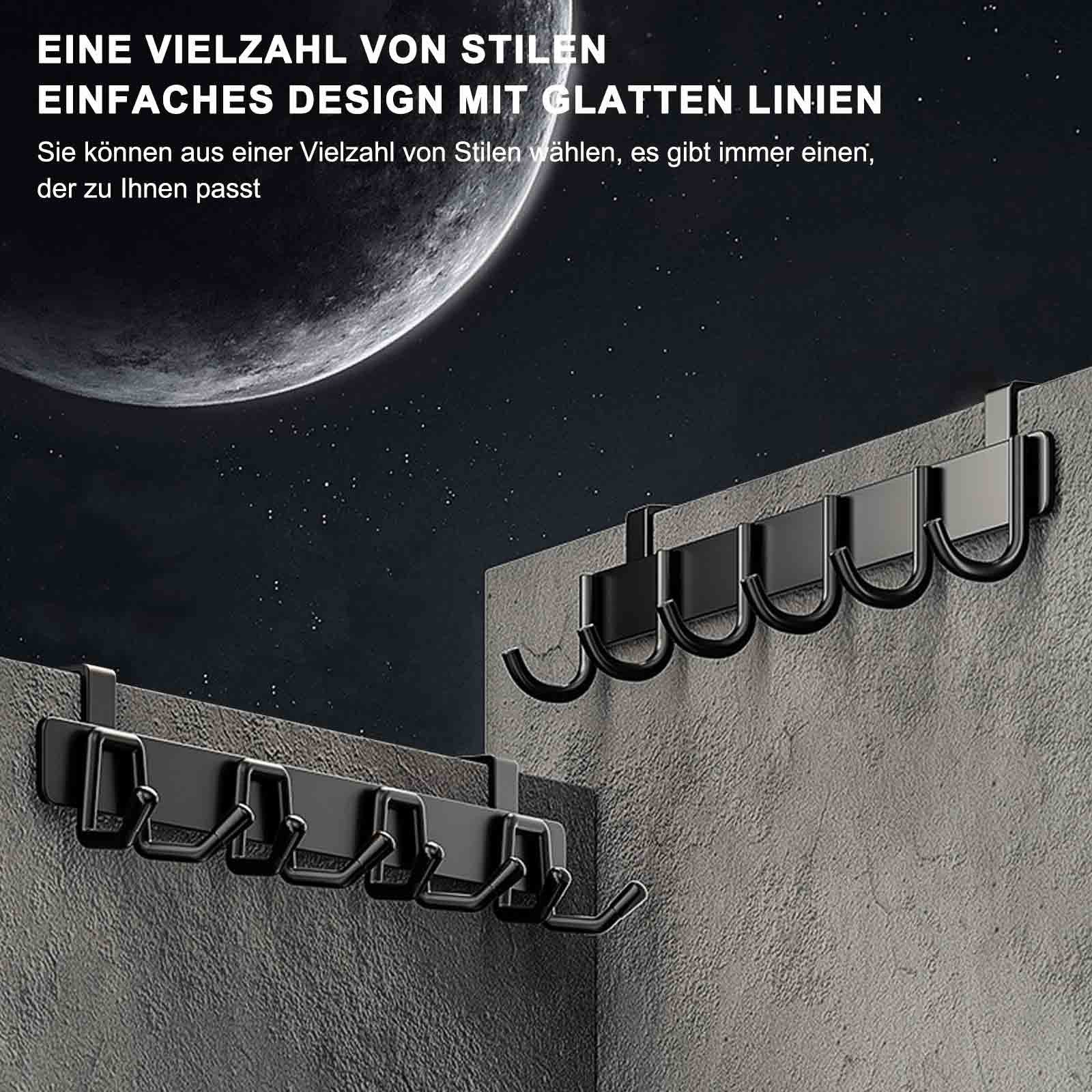 MODFU Türgarderobe Türhaken Türhakenleiste Tür Kleiderhaken Küche Hakenleis günstig online kaufen