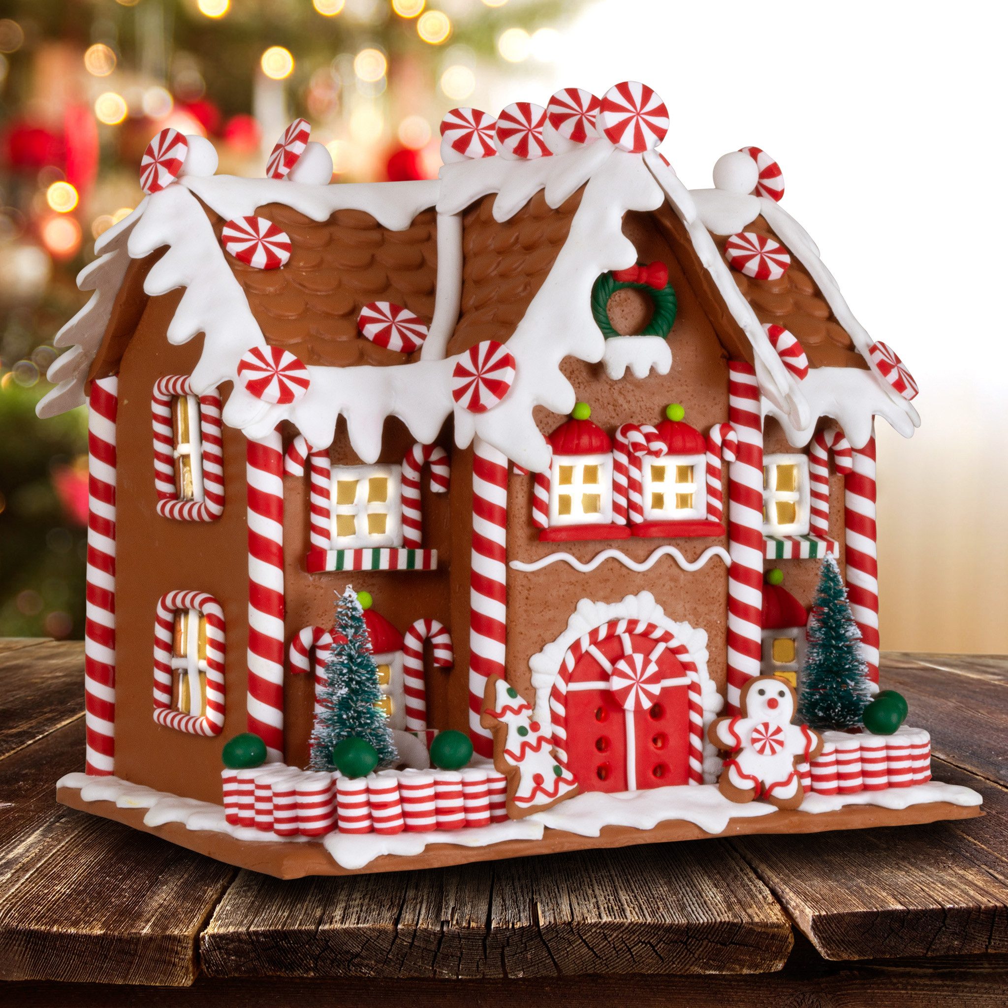 Christmas Paradise Weihnachtshaus Lebkuchenhaus mit LED 22 cm, Weihnachtsde günstig online kaufen