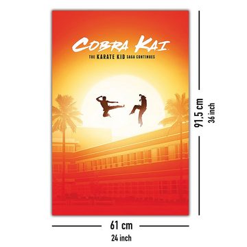PYRAMID Poster Cobra Kai Poster Karate Kid The Saga Continues 61 x 91,5 cm