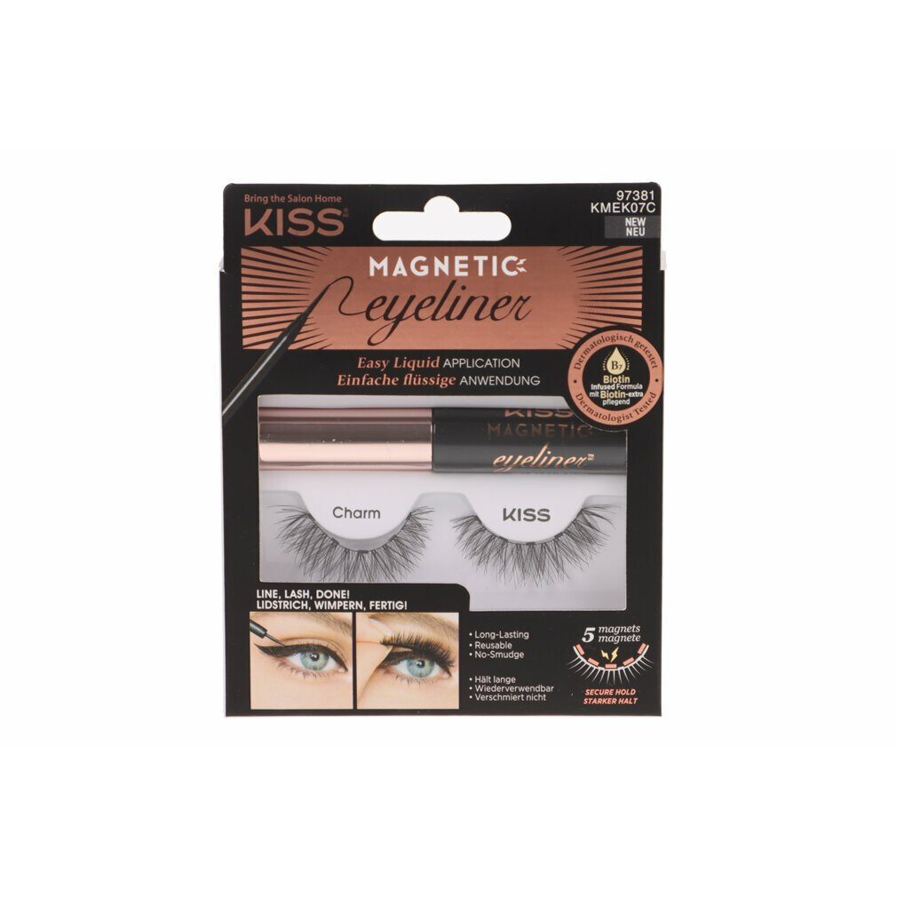 Kiss Einzelwimpern Magnetic Eyeliner Starterset 07