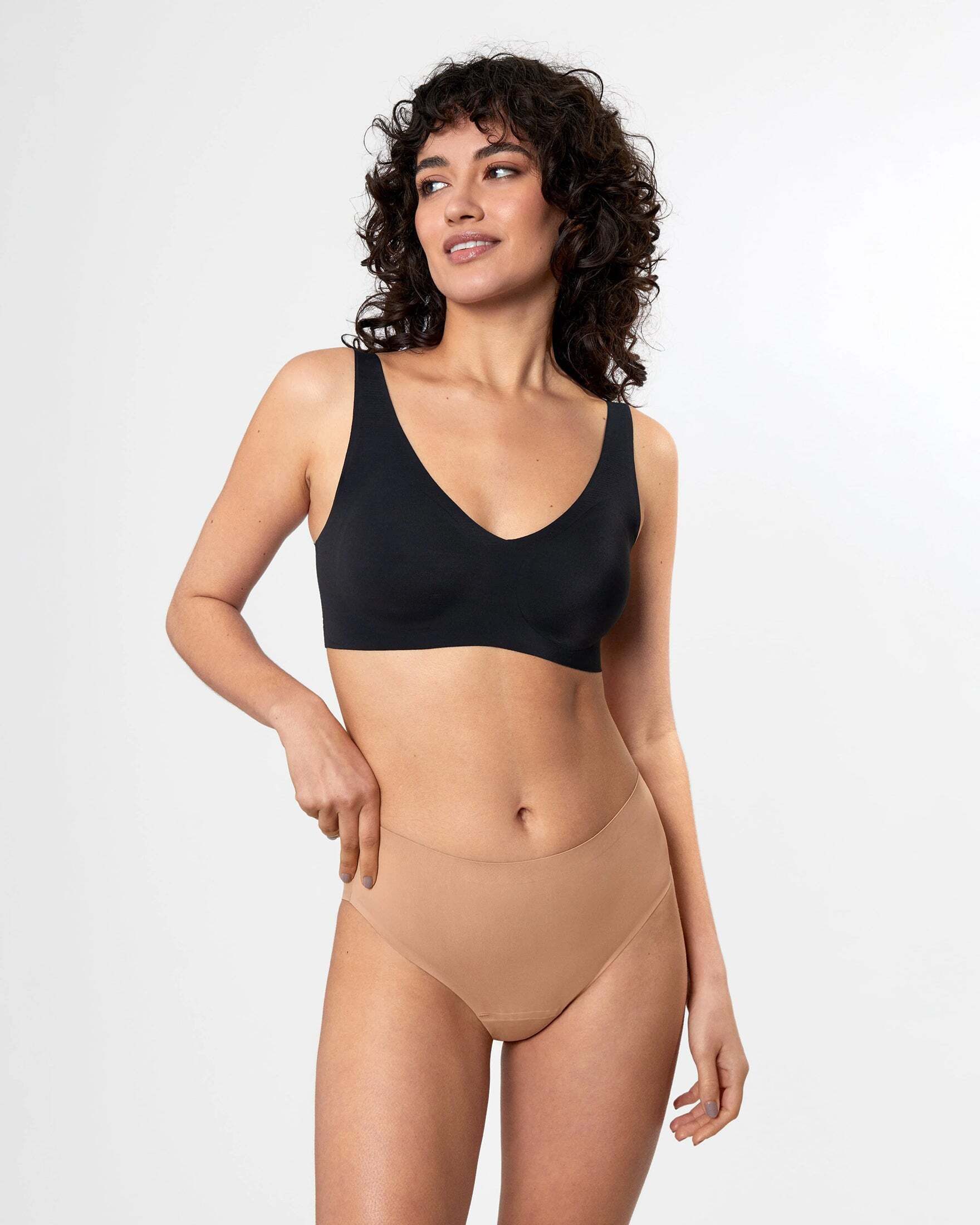 SNOCKS Periodenslip femtis by SNOCKS Period Panty - NOLA Seamless Slip (1-St) mit mittlerer Saugkraft