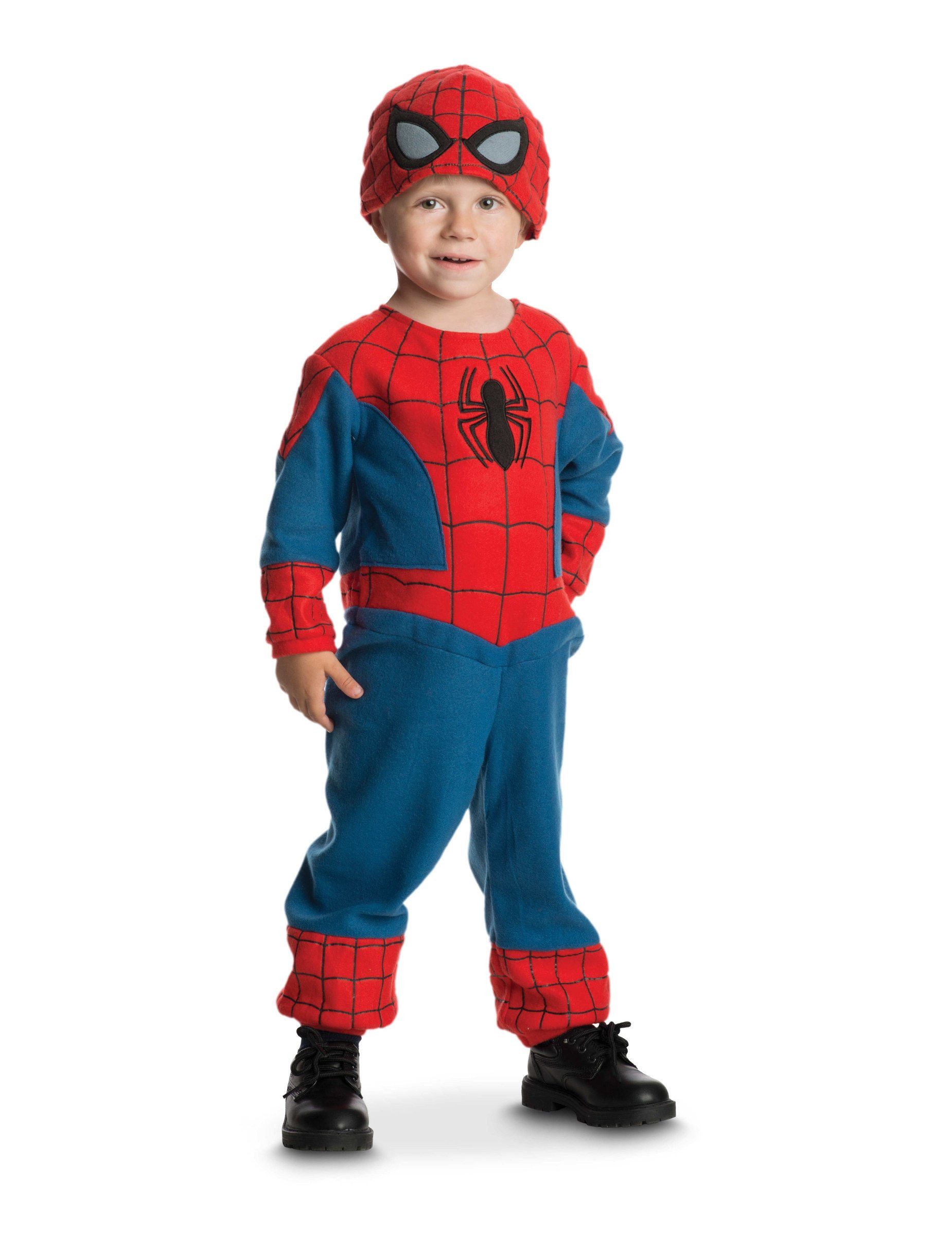 Rubie´s Kostüm Spiderman-Kostüm für Kleinkinder aus Fleece Faschingskostüm blau-rot