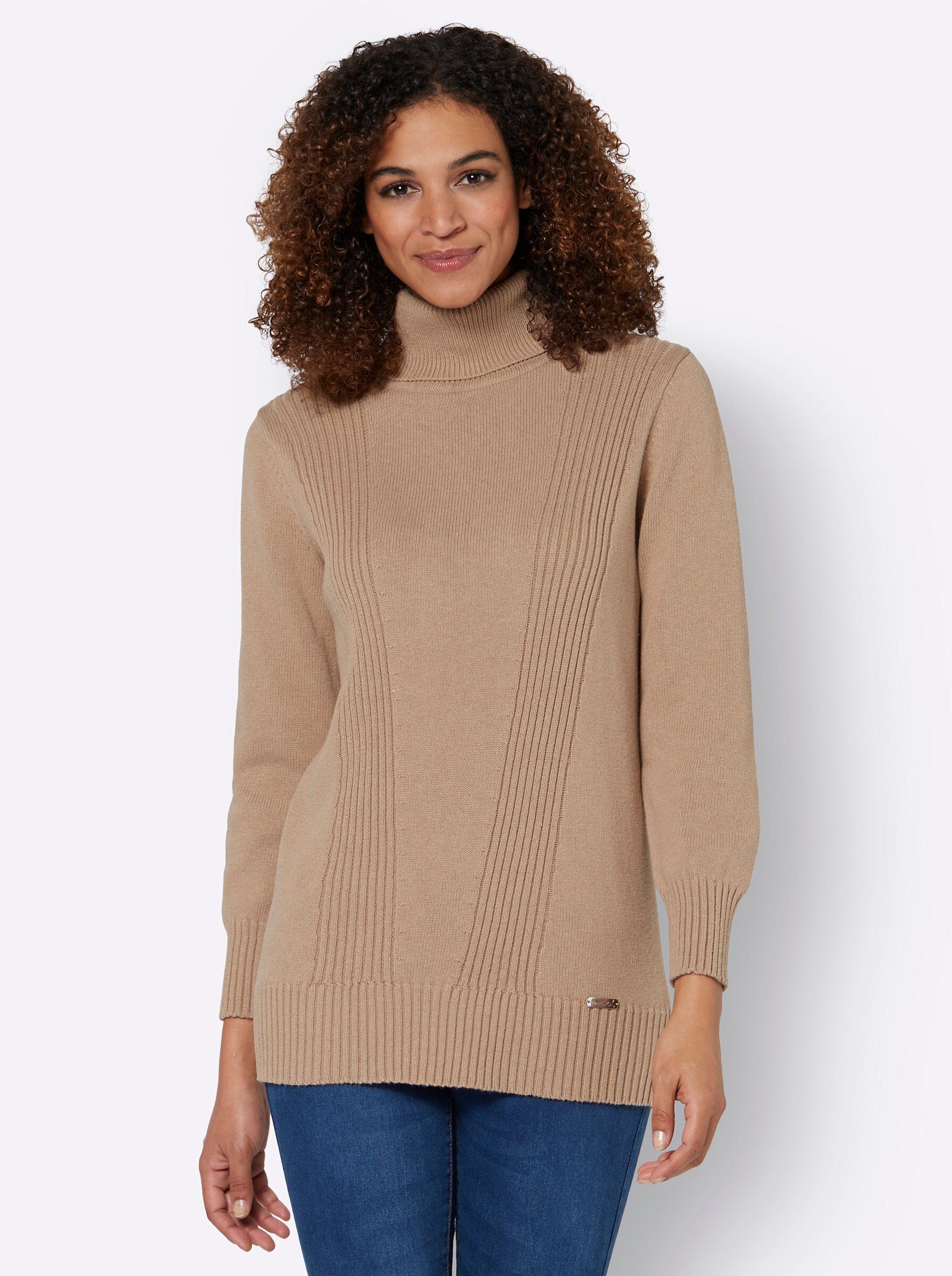 WITT WEIDEN Strickpullover camel | Strickpullover