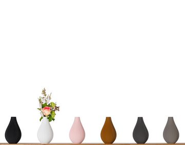 3D Vase Dekovase Susann 17cm Nachhaltige Blumenvase für Schnitt-/ Trockenblumen, Deko Vase