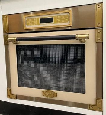 Kaiser Küchengeräte Induktions Herd-Set EH 6726 ElfAD+KCT 6745 FI ElfAD..., Retro Elektro-Backofen 80L +Induktions-Kochfeld,60 cm