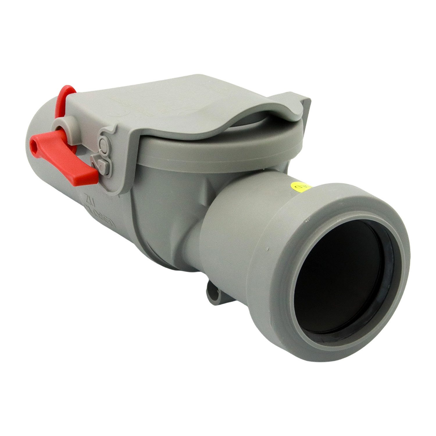 Haas Otto Ablaufrohr OHA Sperrwerk gerade DN50 mit Rückstaudoppel und Notverschluss Typ 2