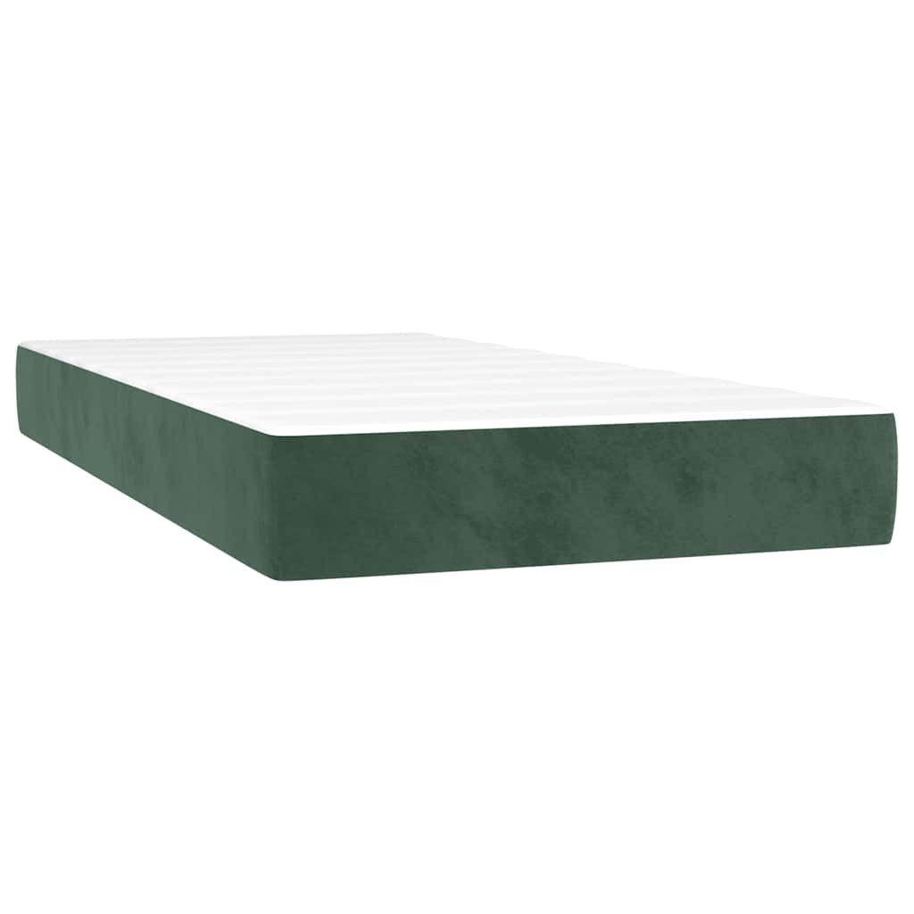 Boxspringmatratze Taschenfederkernmatratze für Kinder Dunkelgrün 80x160 günstig online kaufen