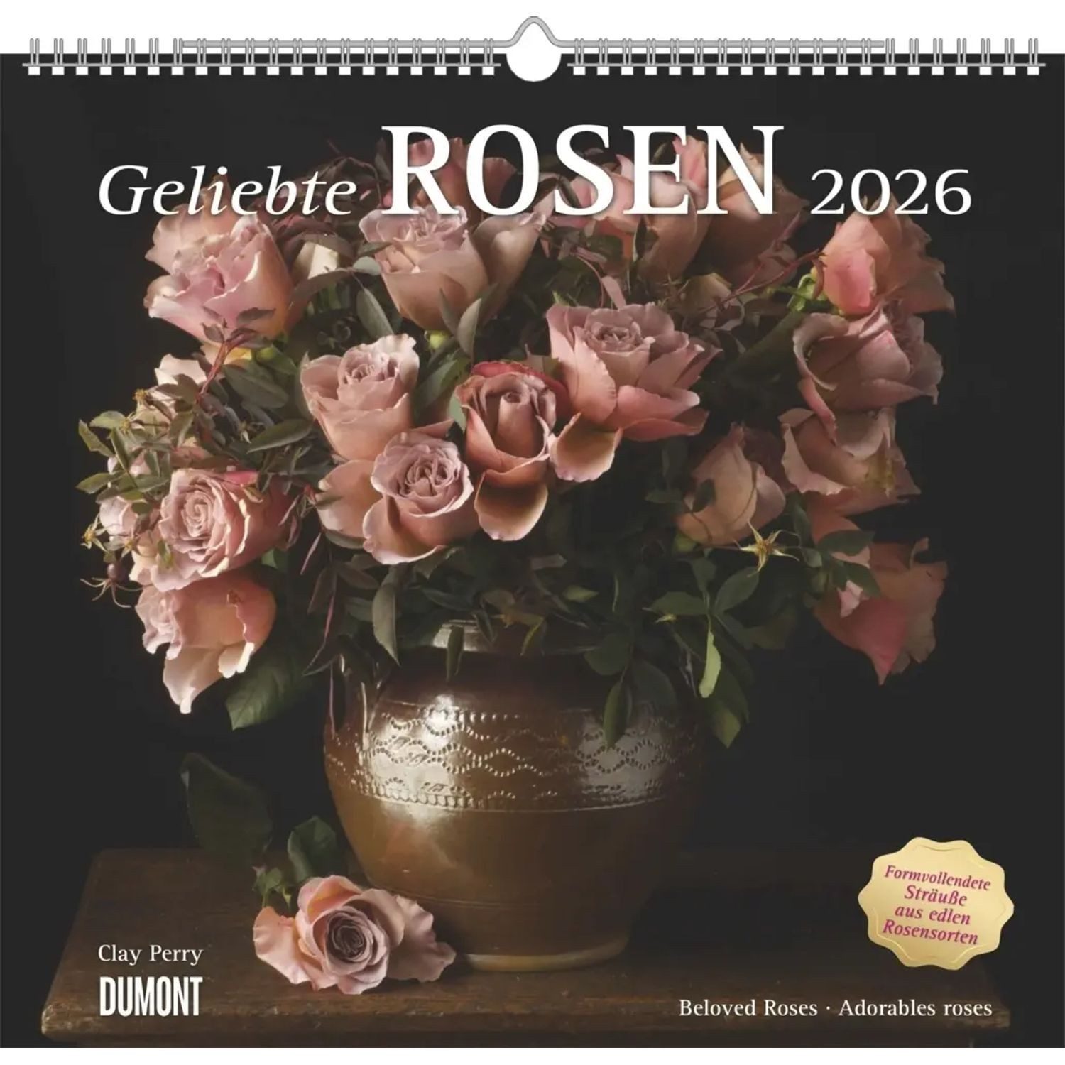 DUMONT Wandkalender DUMONT - Geliebte Rosen 2026 - Wandkalender 38 x 36 cm -...
