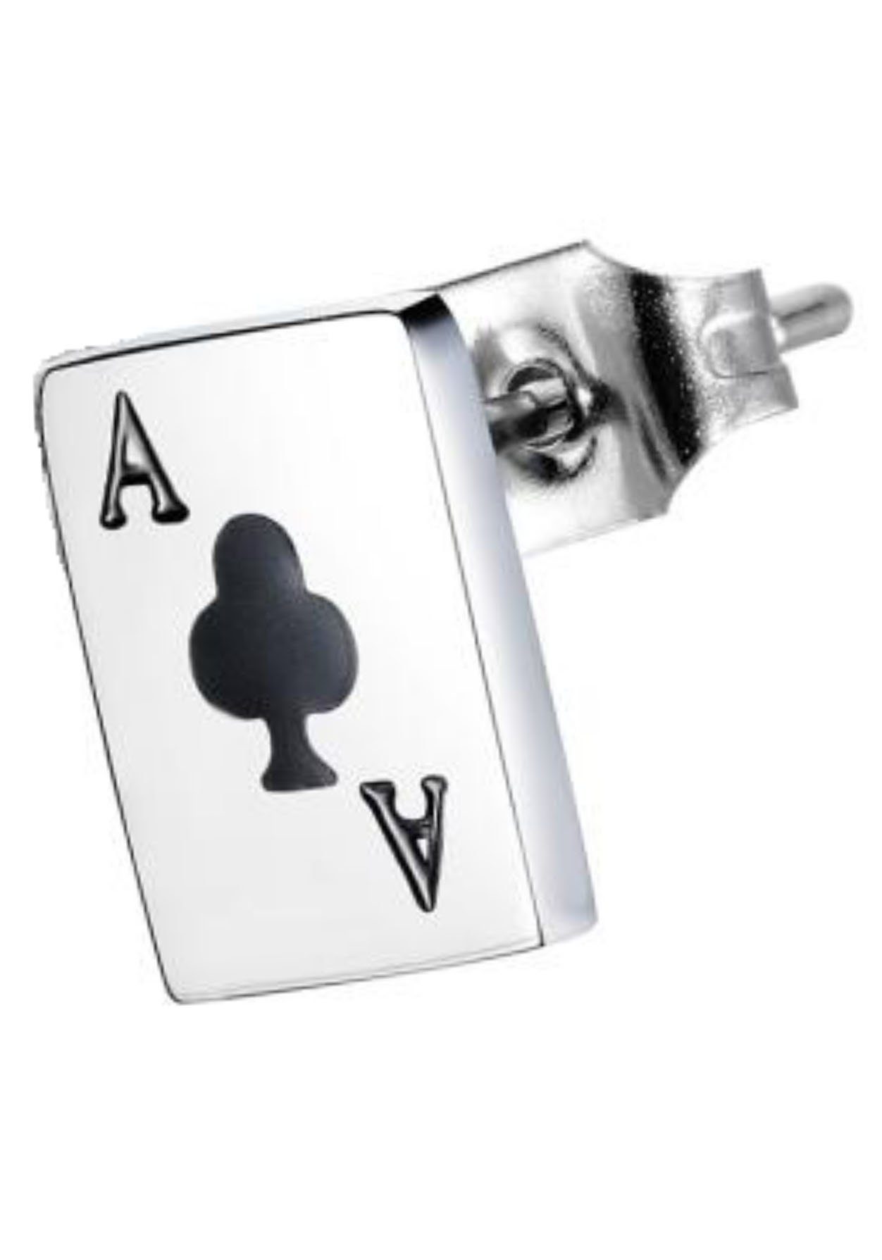 Firetti Single-Ohrstecker Schmuck Geschenk Ohrschmuck einzeln Poker