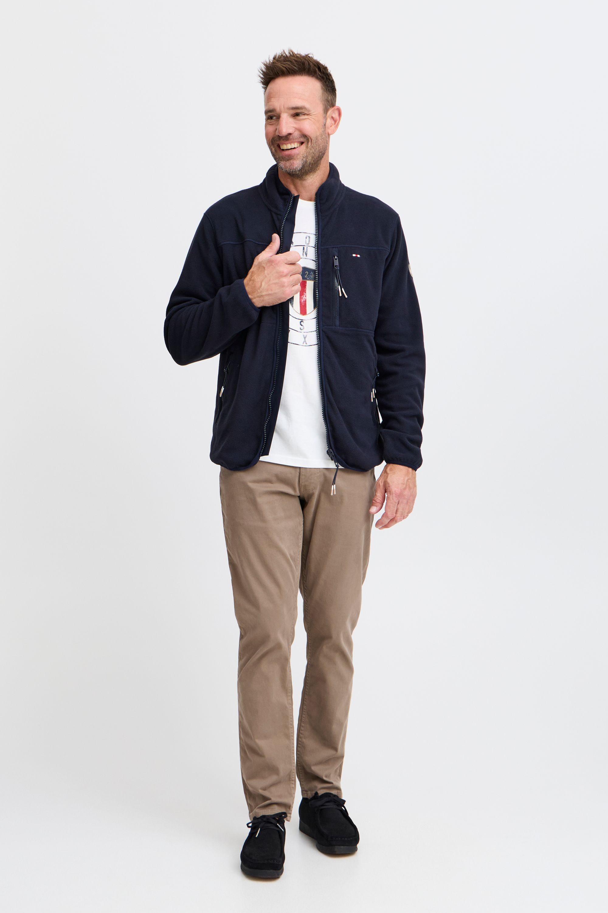 FQ1924 Fleecejacke FQHARRY Modische Fleecejacke günstig online kaufen