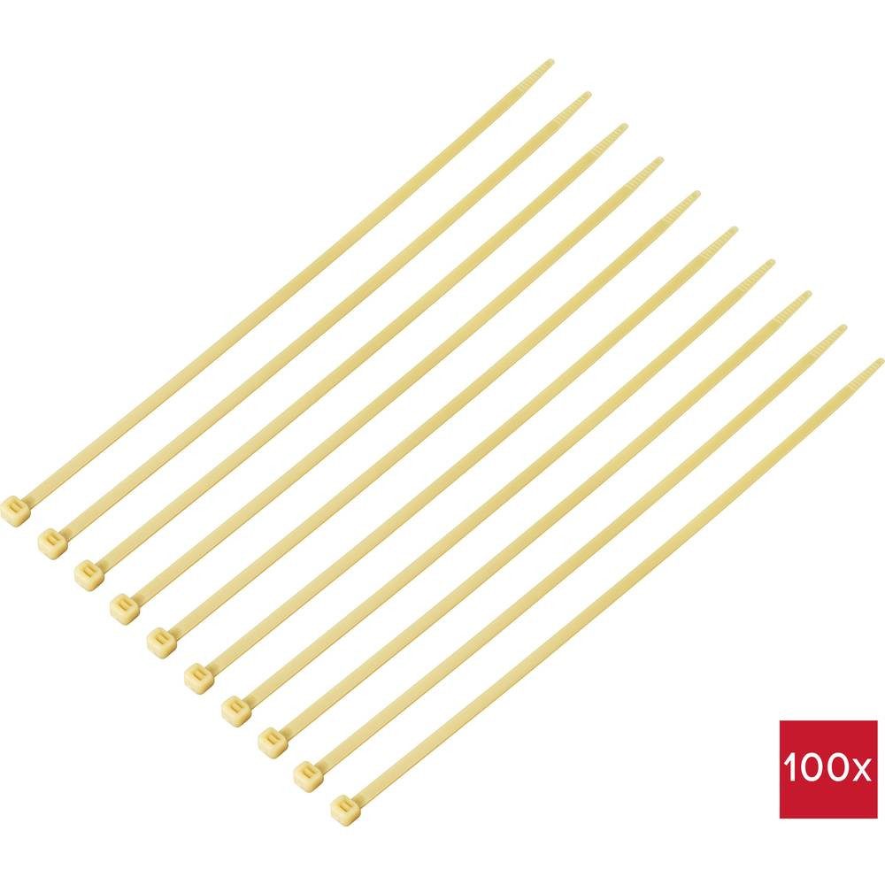 TRU COMPONENTS Kabelbinder Hitzebeständige Kabelbinder TC-12523712 für Hochtemperaturanwendung