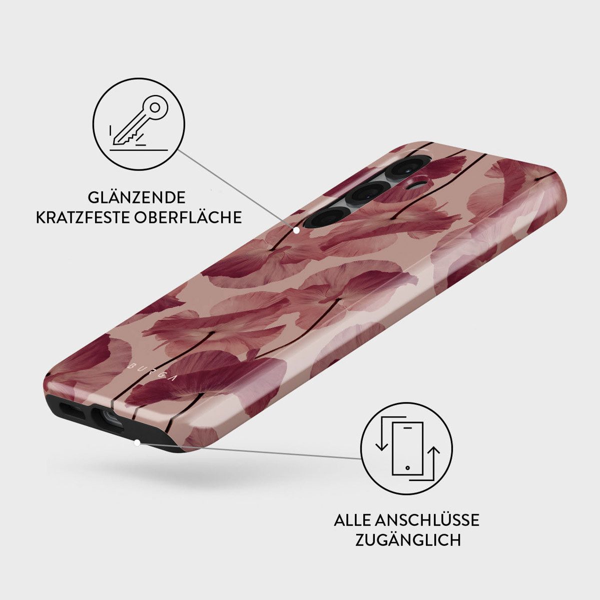 BURGA Backcover Burga Tough Back Cover Samsung Galaxy S25 - Tender Kiss – Bild 2 von 5