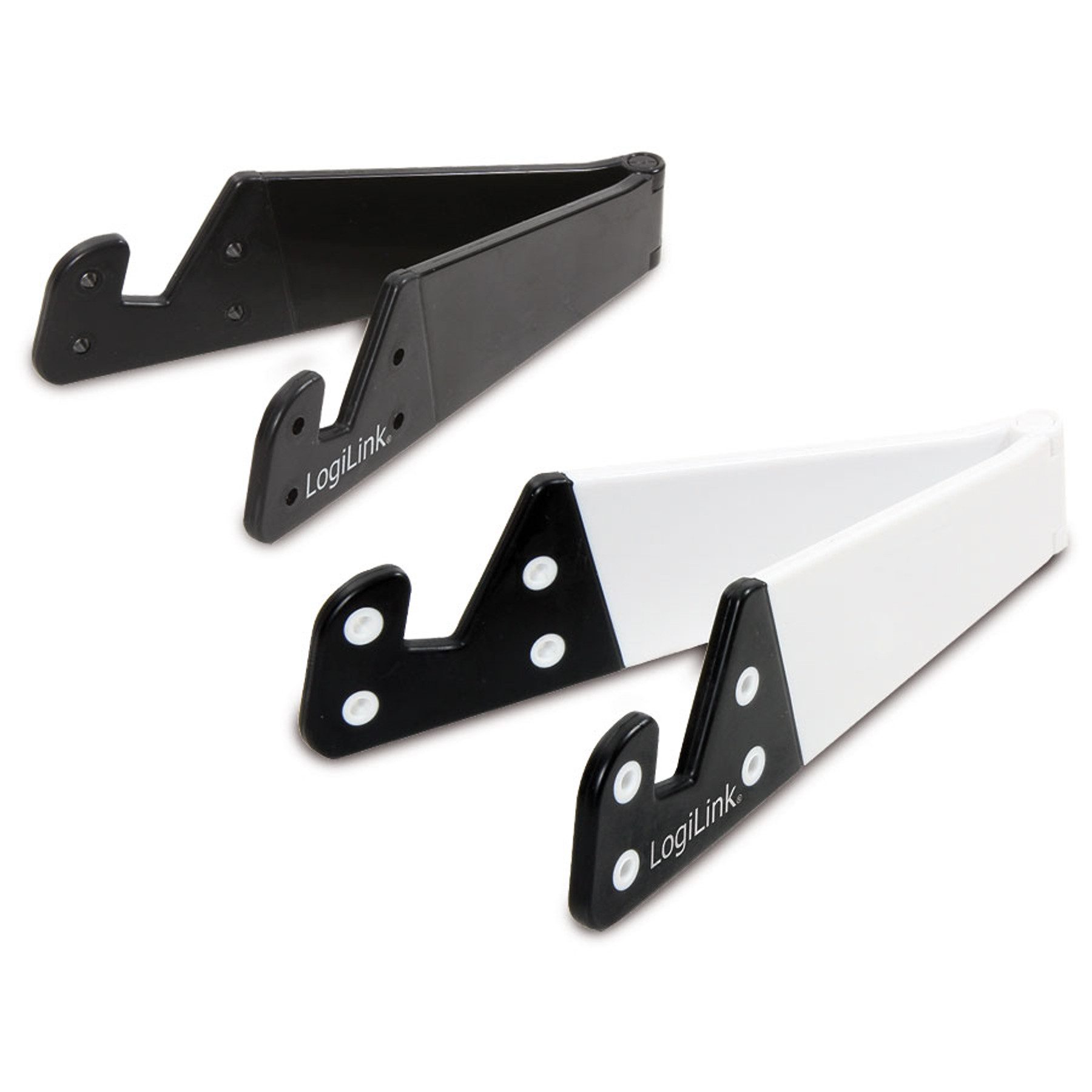LogiLink Tablet-Ständer LOGILINK Tablet-/Smartphone-Ständer, schwarz/weiß