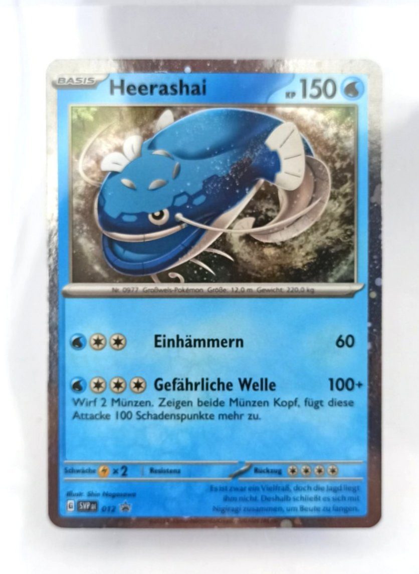 The Pokémon Company International Sammelkarte Pokemon Karte Heereshai SV Black Star Promo 012