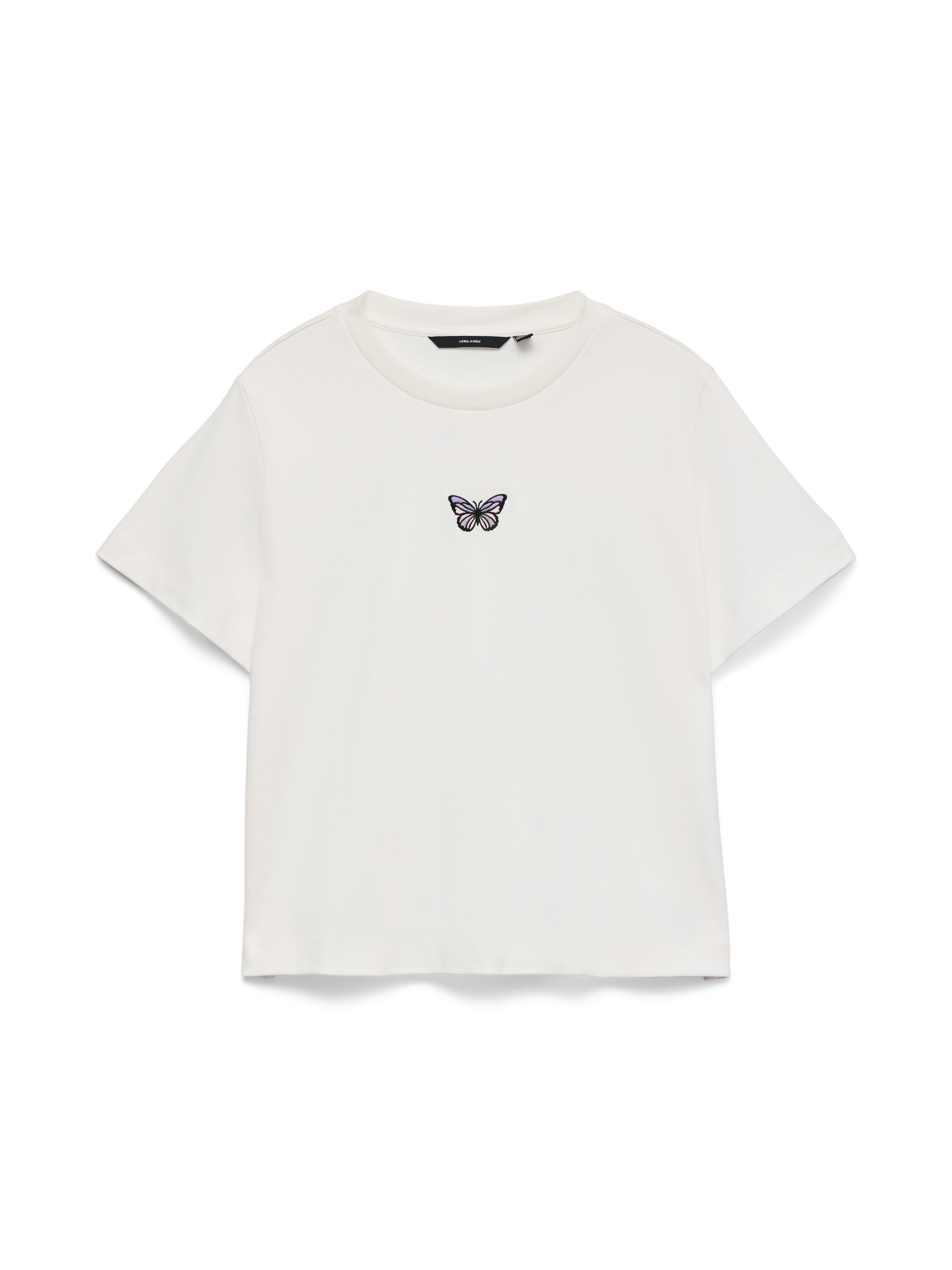 Vero Moda Kurzarmshirt VMSARA METTE SS TOP BOX JRS GA NOOS Baumwolle, regular fit – Bild 5 von 5