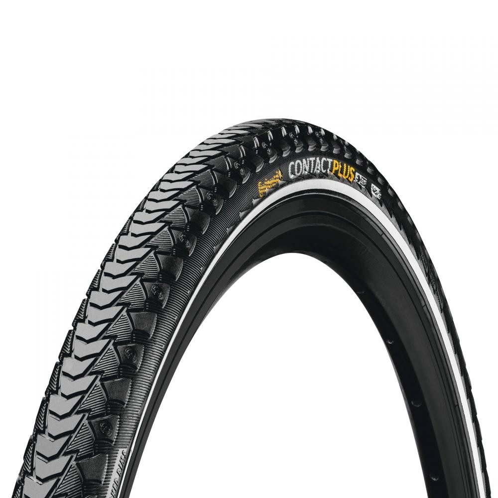CONTINENTAL Fahrradreifen Continental Reifen Contact Plus 28x1.50" 40-622 schwarz Reflex E-50 Dr