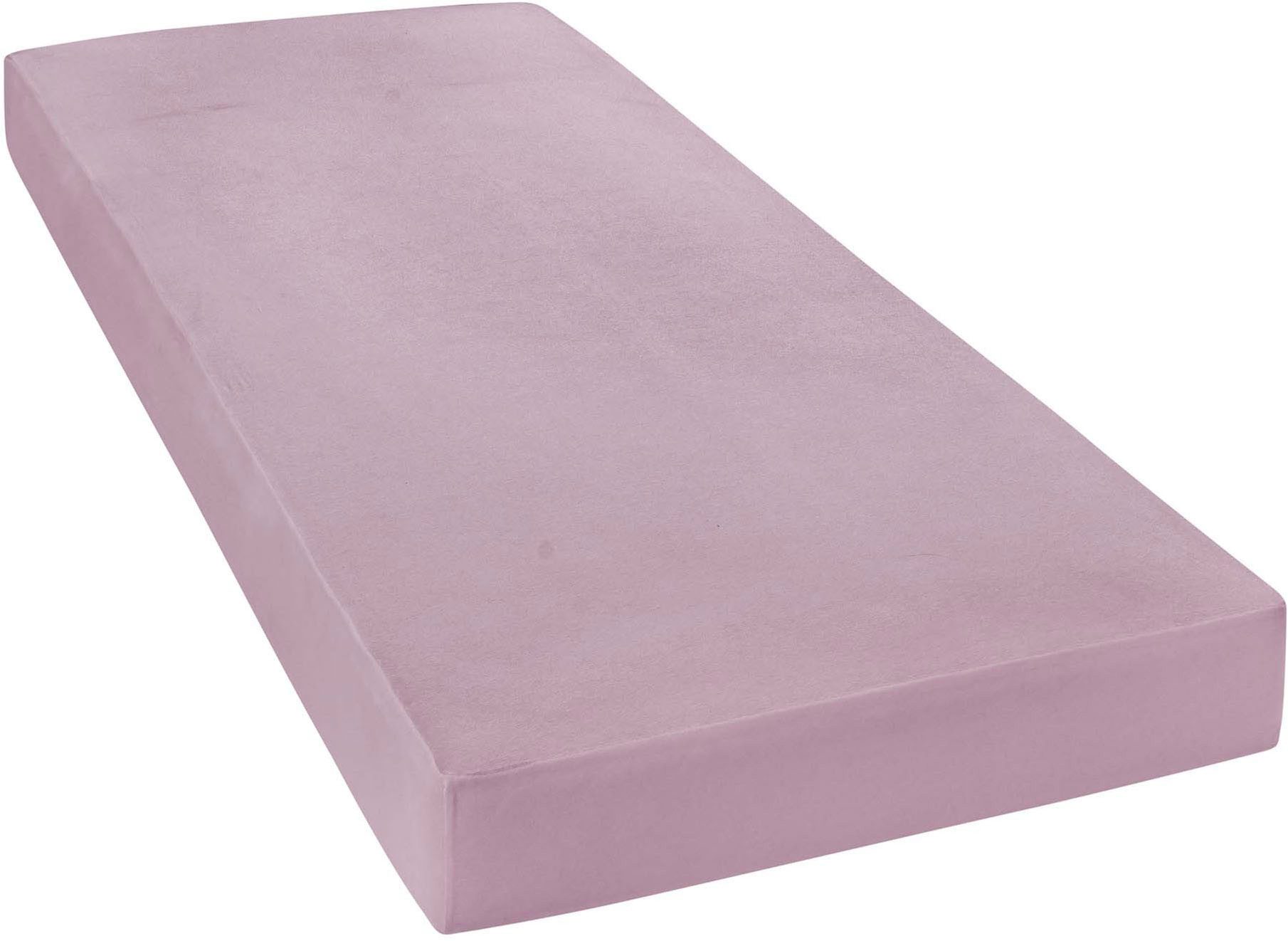 Janine Spannbettlaken ELASTIC 5002 Jersey Bettlaken mit Elasthan, 190 g/m², Jersey-Elasthan, Gummizug: rundum, (1 Stück), für Matratzen bis 35 cm Höhe, 95% Baumwolle, hochwertig, langlebig