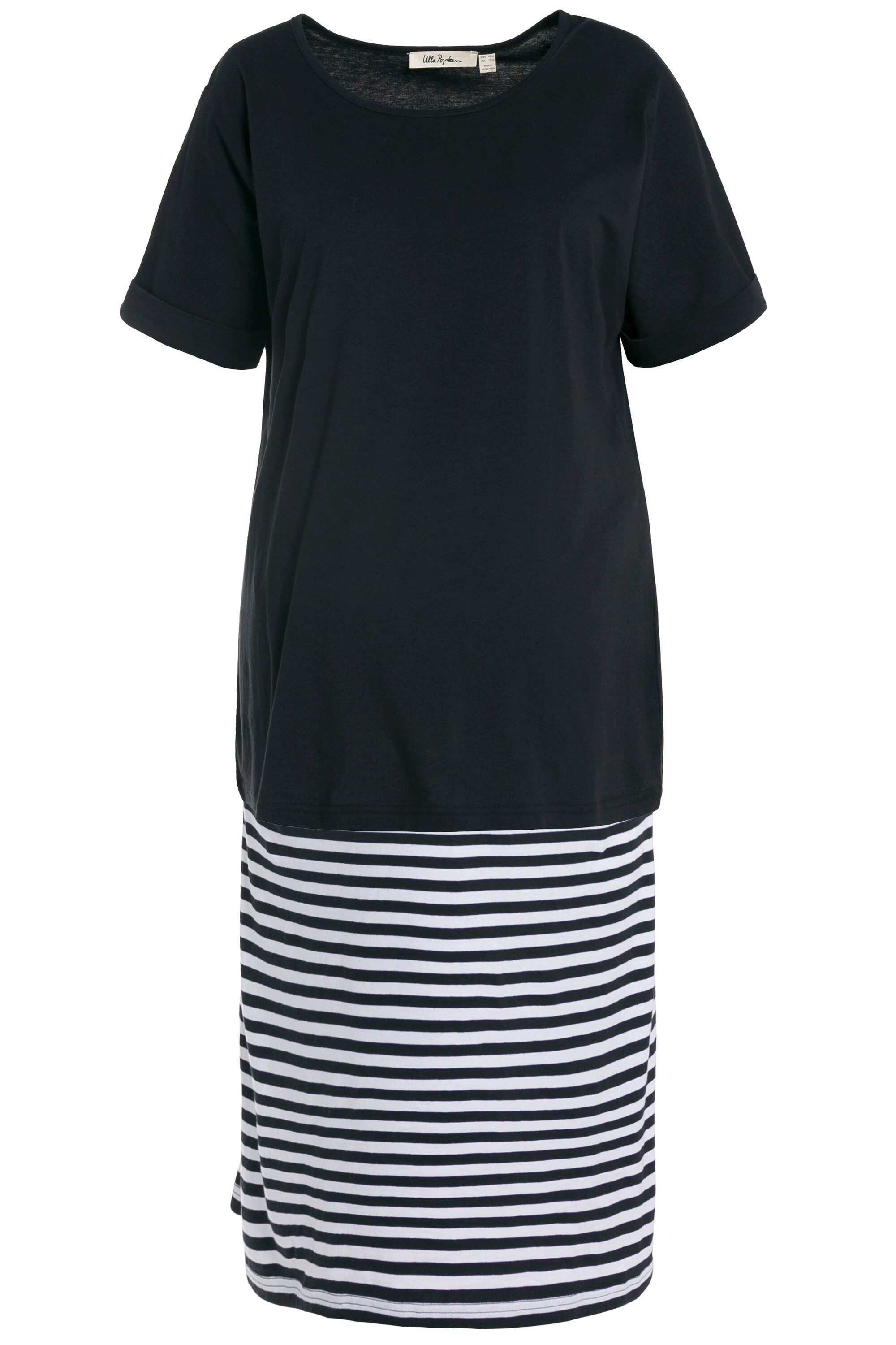 Ulla Popken Jerseykleid Bellieva-Kleid Jersey oversized günstig online kaufen