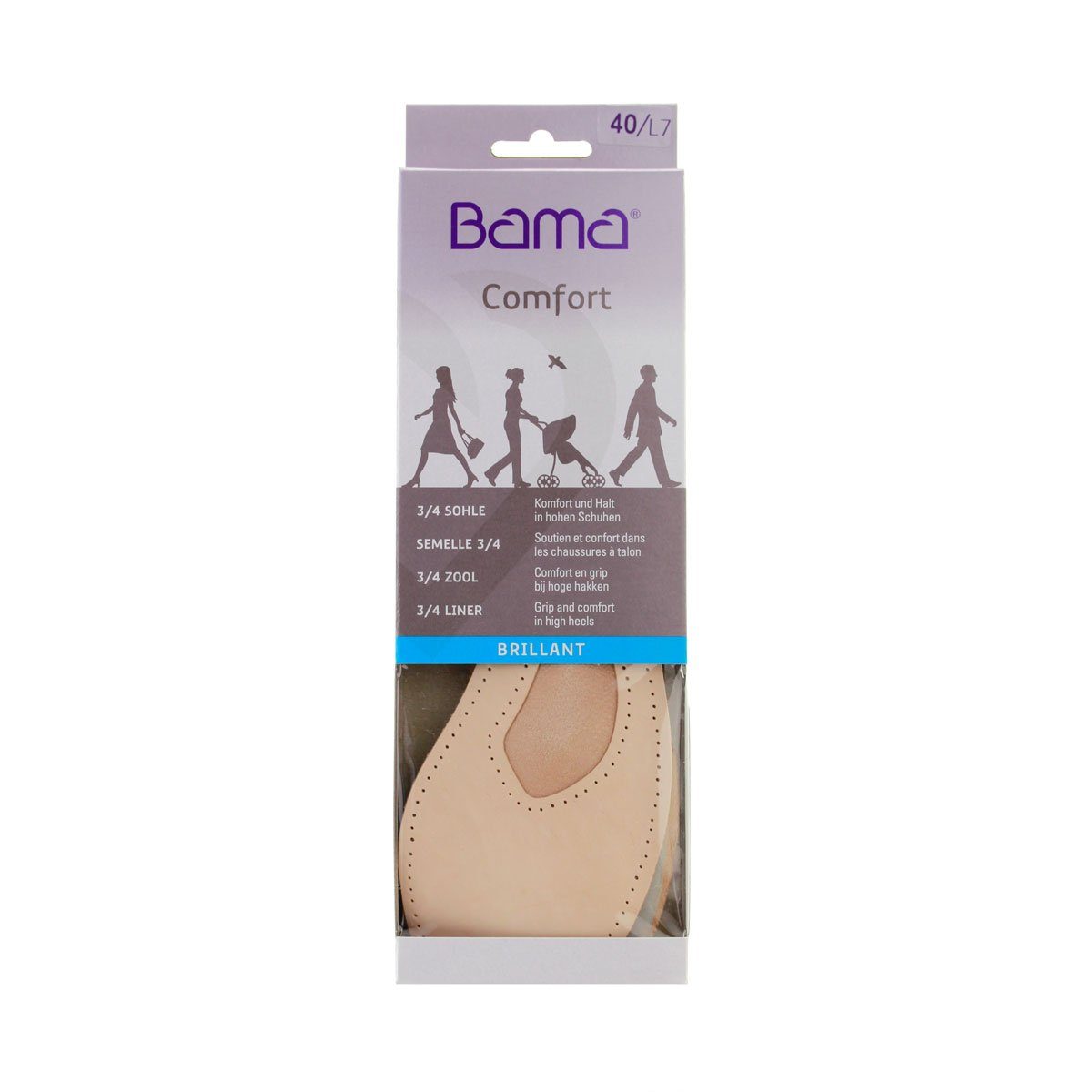 Einlegesohlen bama Comfort Brillant 3/4 Pumps Sohle Größe 36