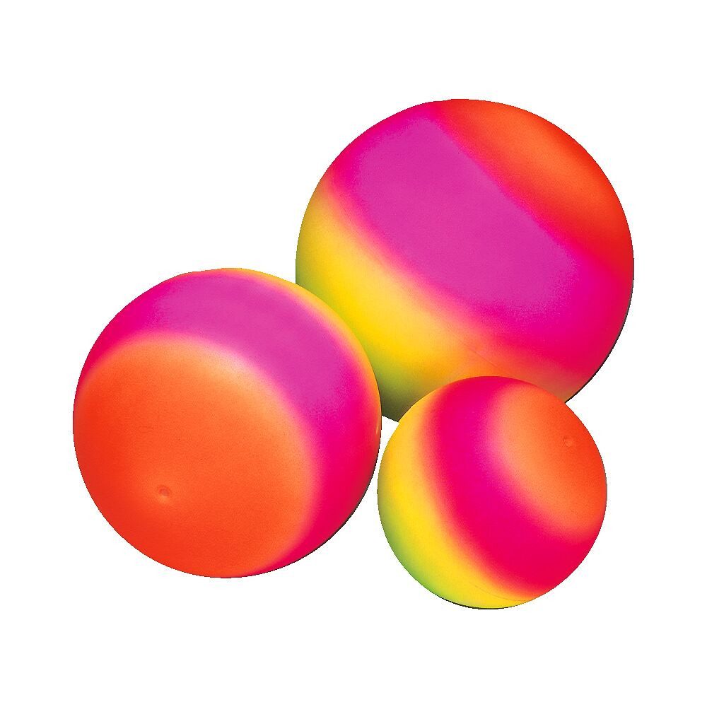 Togu Spielball Spielball Regenbogen, Die intensiven Modefarben verlaufen ineinander