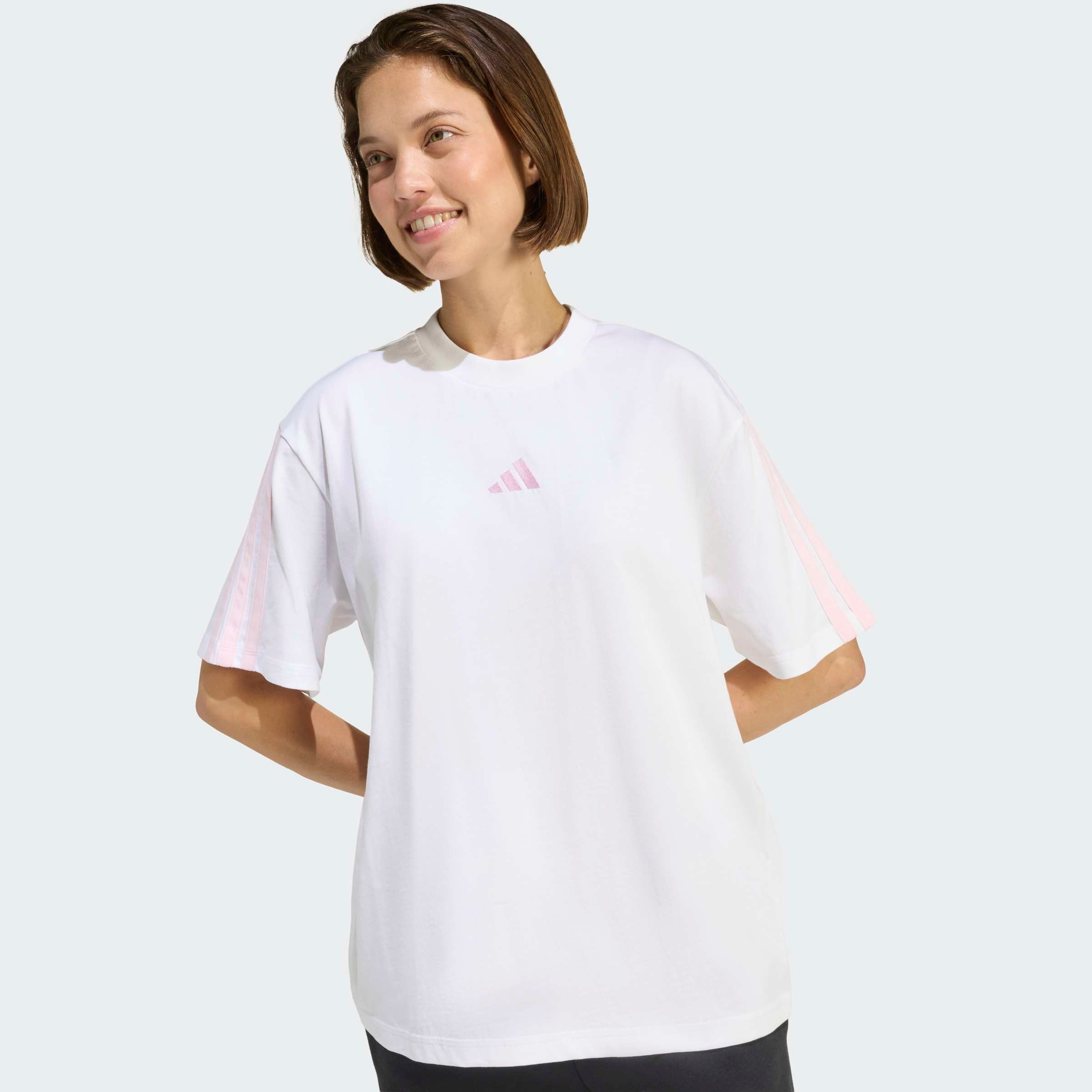 adidas Sportswear T-Shirt W 3S SJ BF T lockere Passform, Kurzarmdesign, spo günstig online kaufen