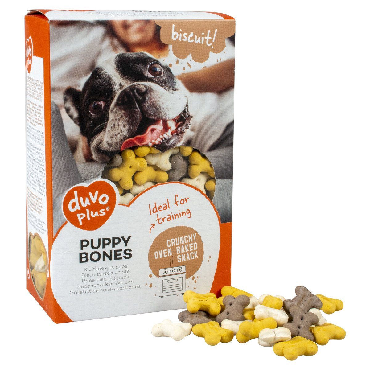 DUVO+ Hundekekse Knochen Welpen 500 g, Snack für: Hund