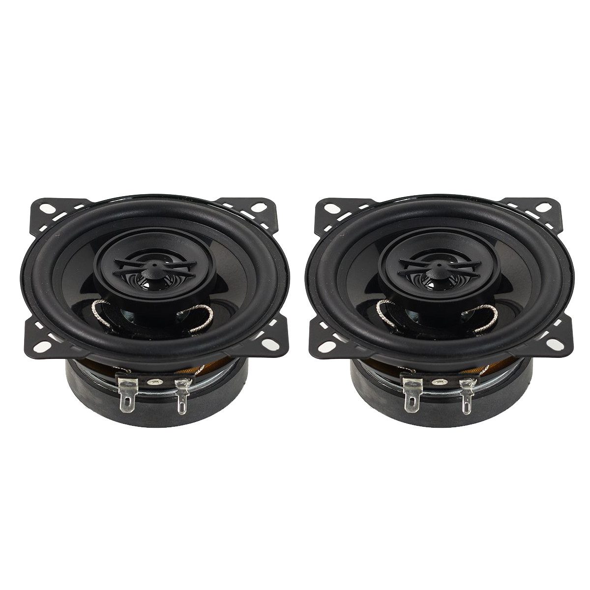 Caratec CAC1001 10cm Coaxial-Lautsprecher 1 Paar/2 Stück Auto-Lautsprecher