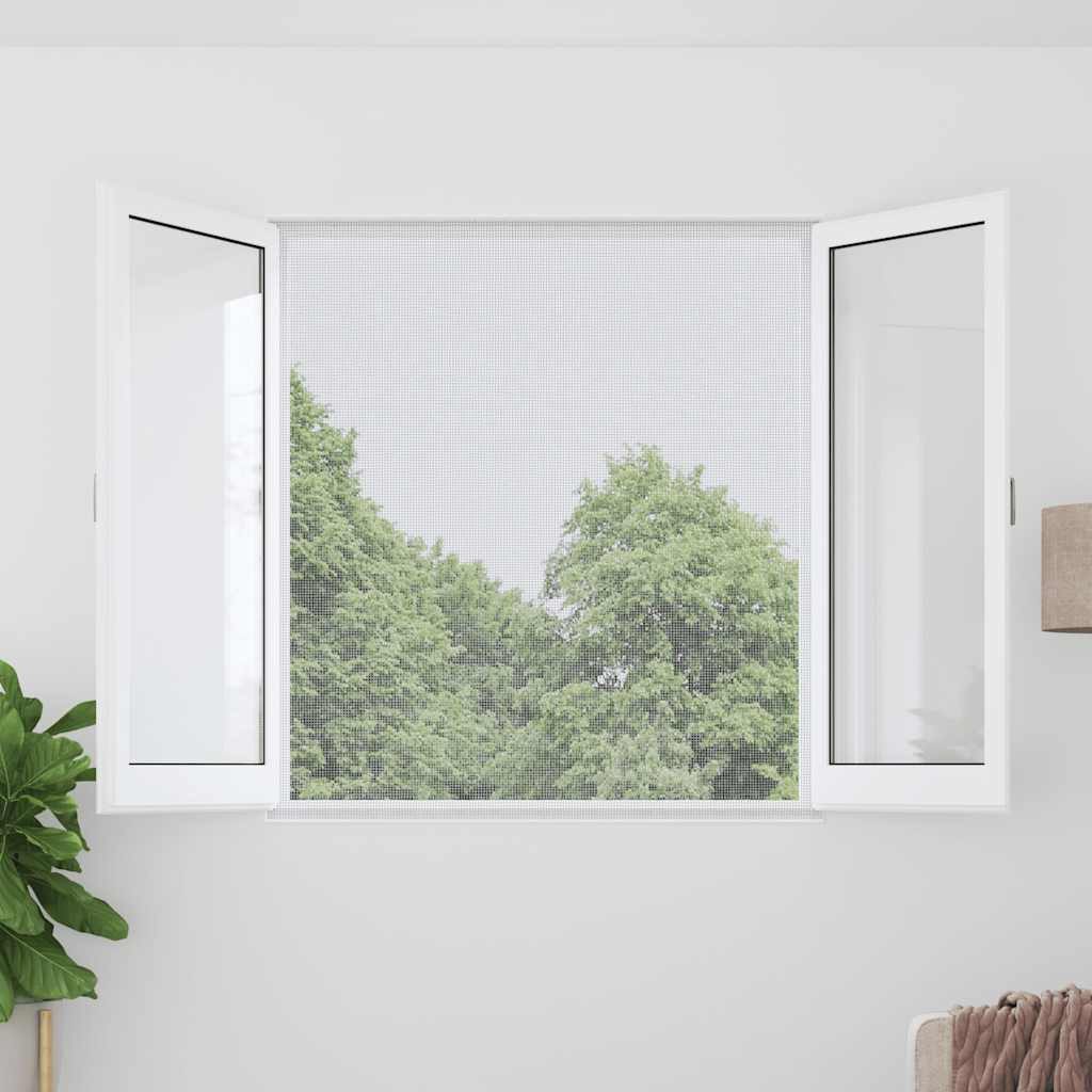 vidaXL Gartenzaun Fliegengitter Aluminium 100x500 cm Silbern, (1-St)