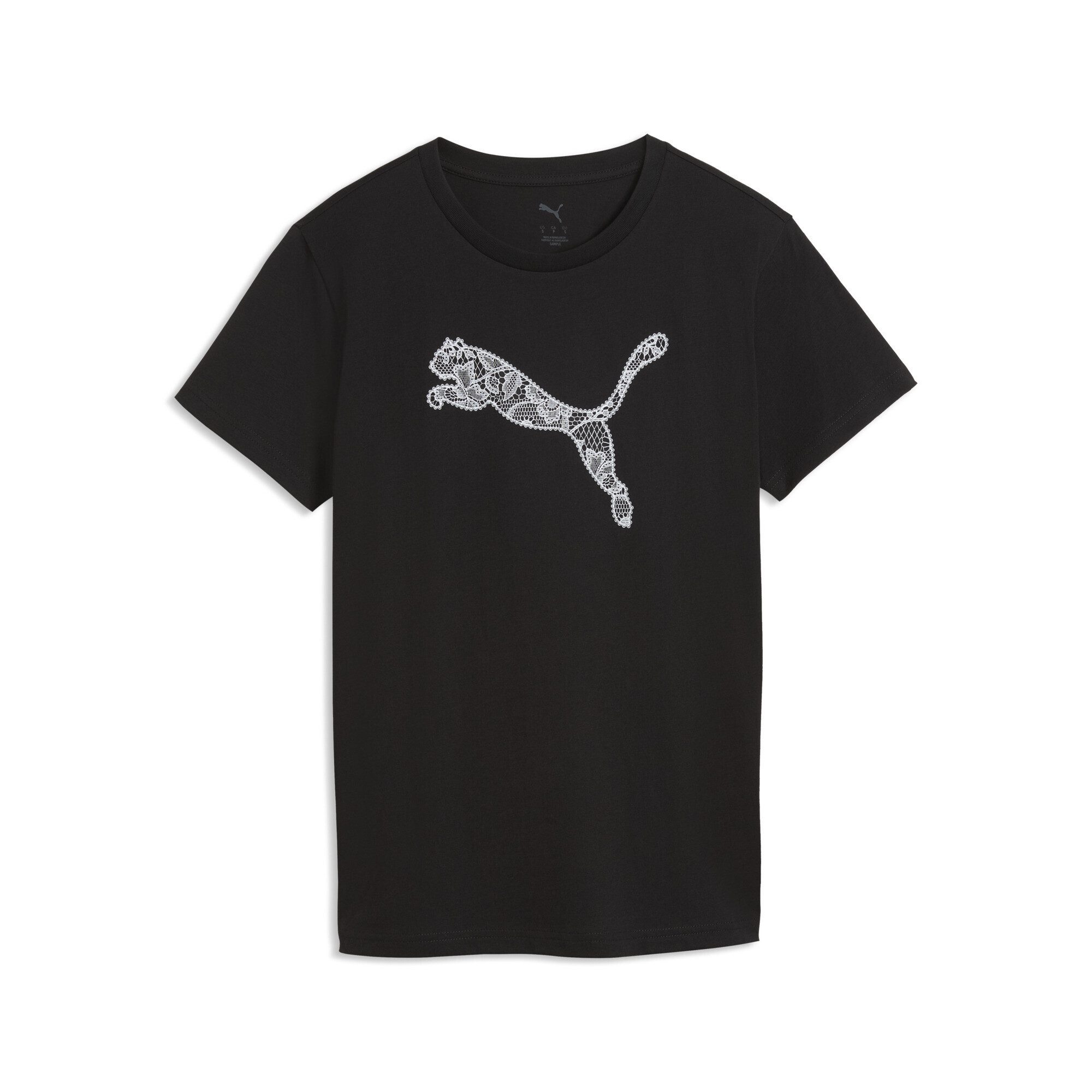 PUMA T-Shirt Graphics Lace Cat T-Shirt Damen