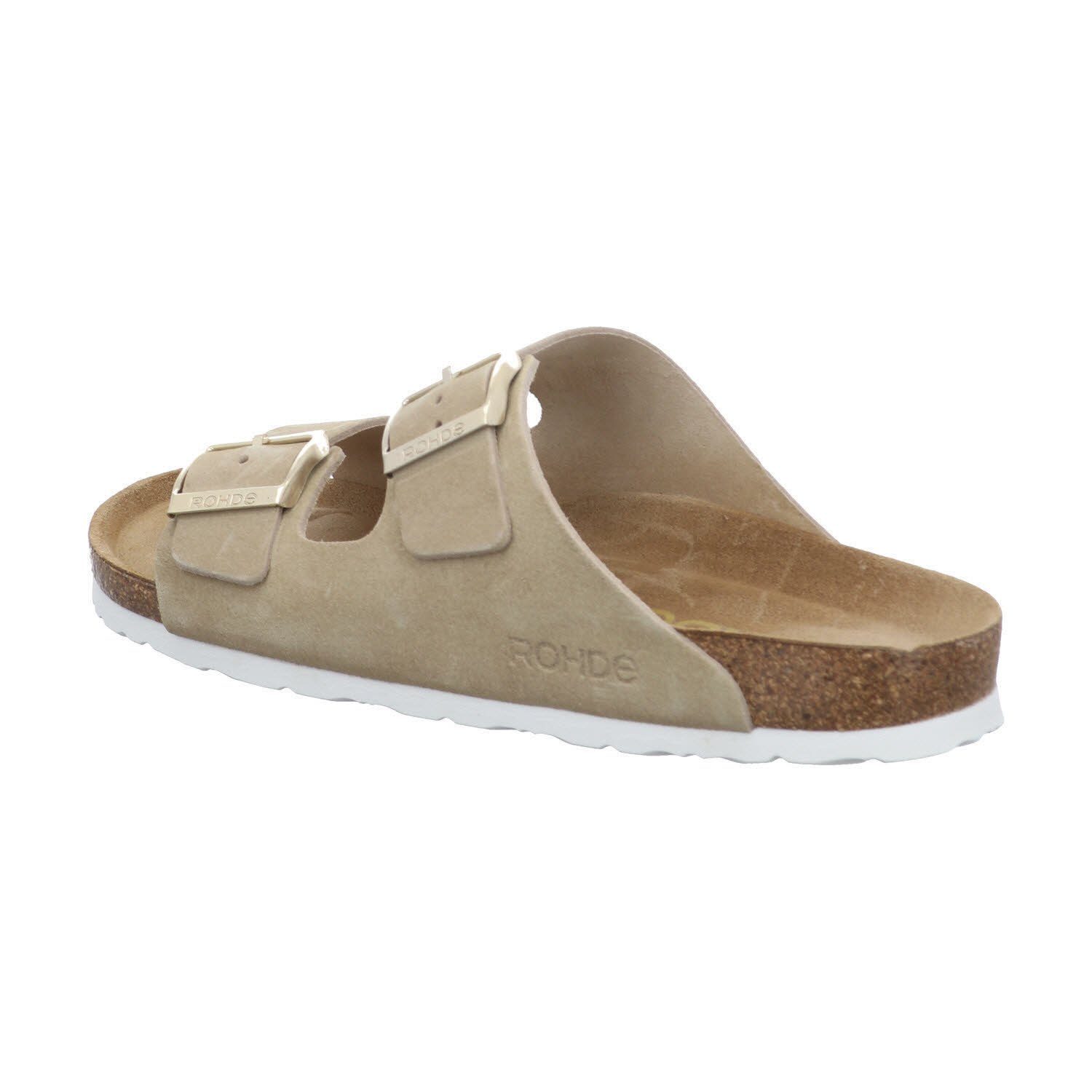 Rohde SUNNYS N°12 Pantolette Sommerschuh, Hausschuh, Zweischnaller, Strandschuh mit Softfußbett – Bild 3 von 5
