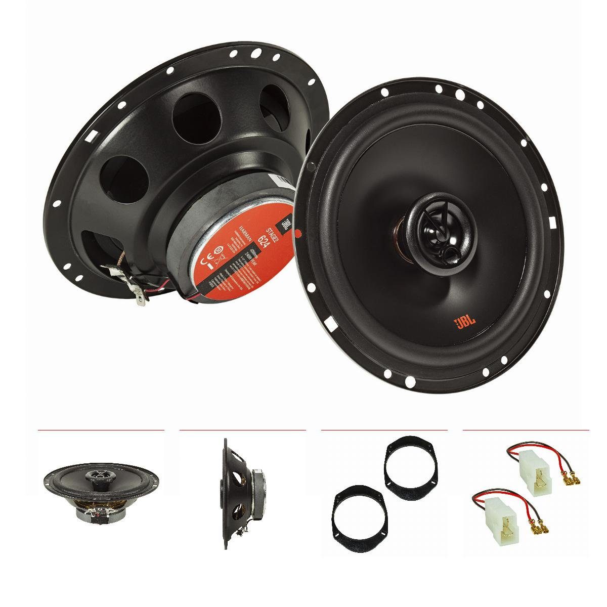 tomzz Audio JBL Stage2 624 Lautsprecher Set passt für Ford Fiesta KA Focus Mondeo Auto-Lautsprecher