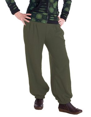 Vishes Fleecehose Warme Damen Hose Winterhose Haremshose Fleecehose Thermohose Yogahose, Pluderhose