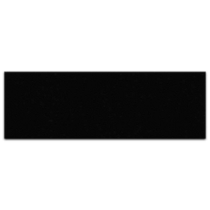 Bilderdepot24 Leinwandbild Künstlerleinwand - bemalbare Leinwand in schwarz - Panorama, Panorama