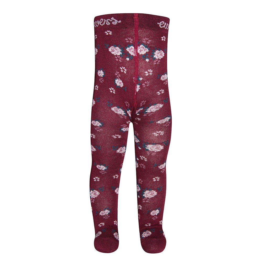 Ewers Strumpfhose Blumen Baumwollanteil Strumpfhose allover hoher