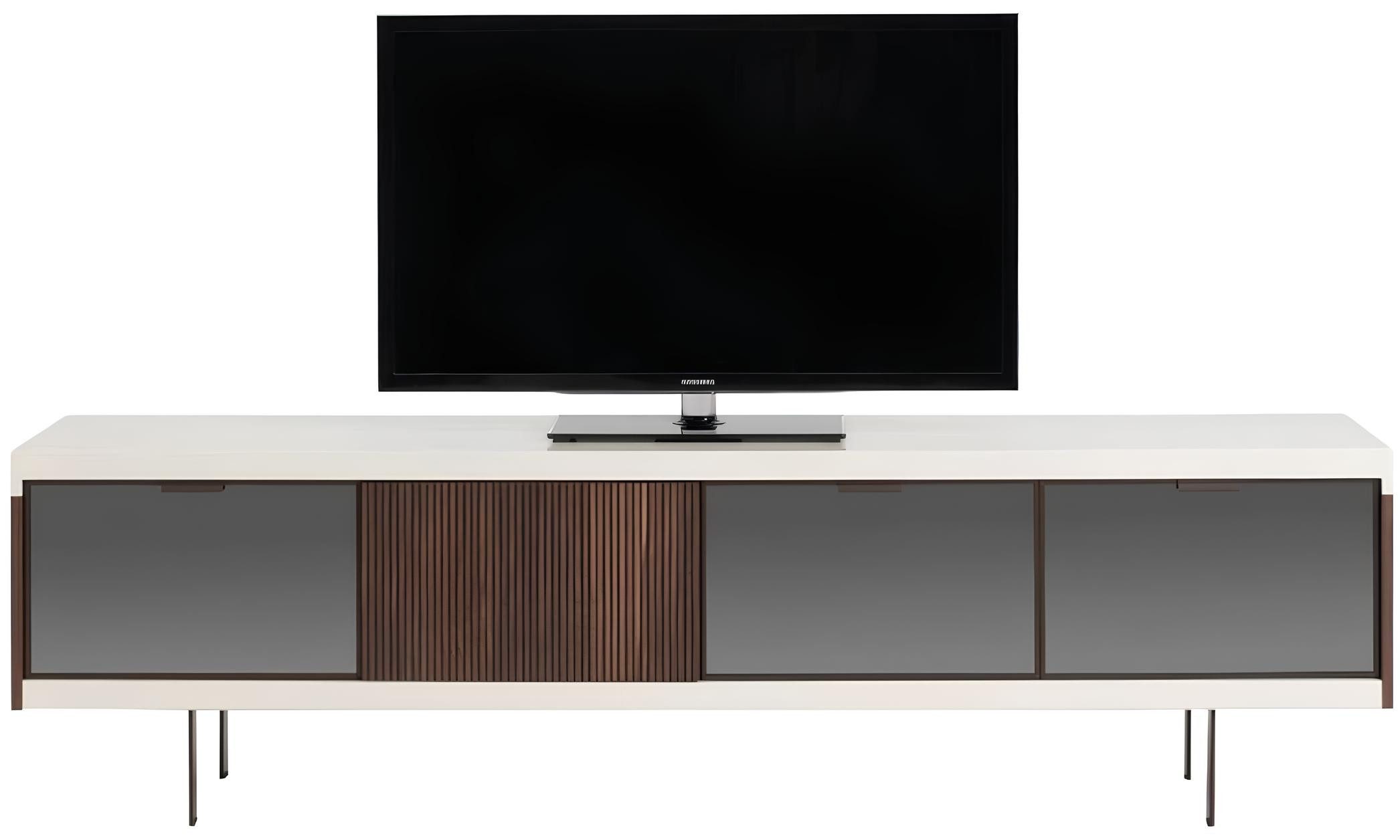 Xlmoebel Lowboard Luxus Sideboard aus Holz in Weiß mit modernem Design (Lowboard, Lowboard), Hergestellt in Europa