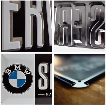 Nostalgic-Art Metallschild Blechschild 25 x 50cm - BMW - BMW Service