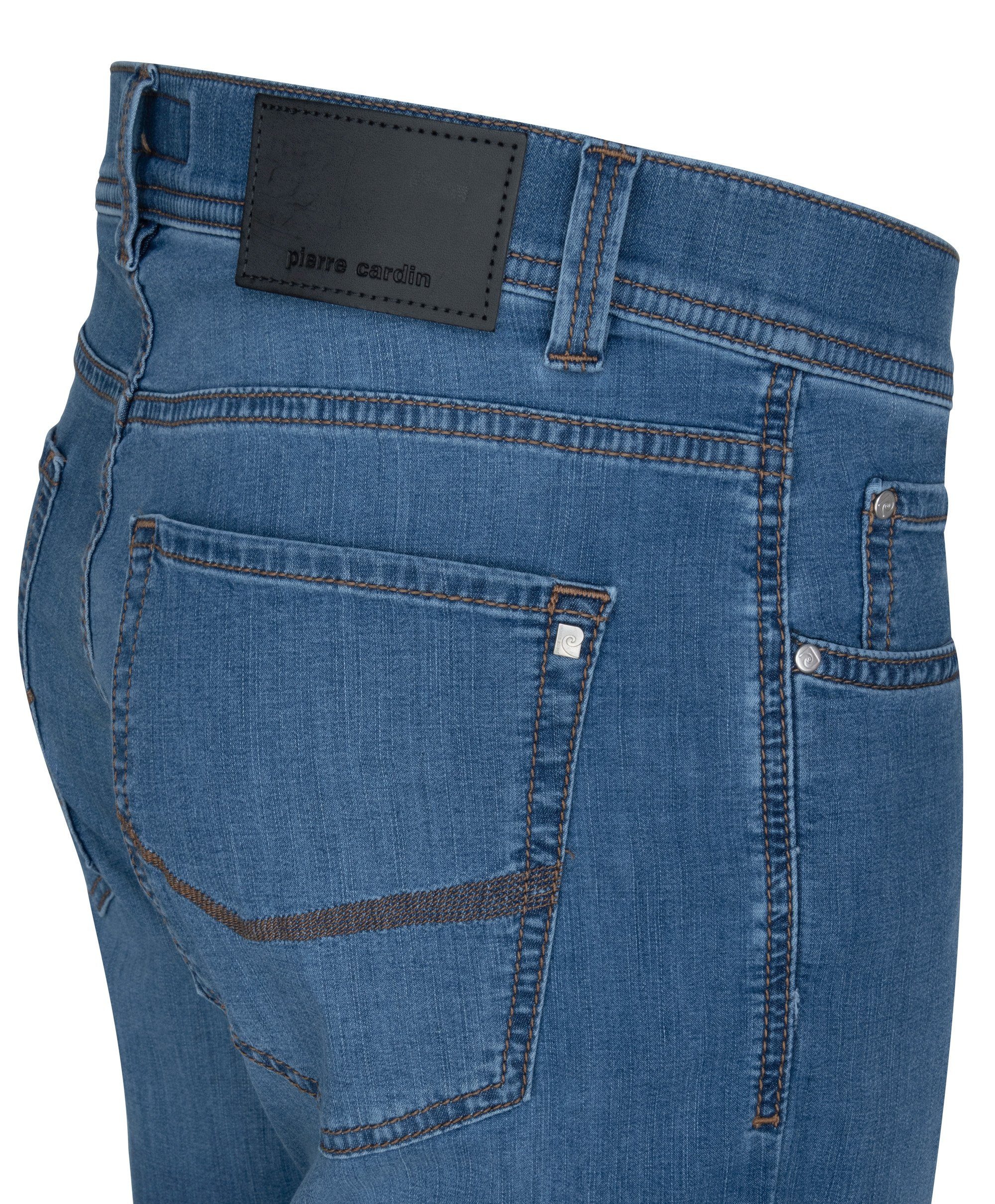 CARDIN Cardin LYON 5-Pocket-Jeans TAPERED 7730.6837 34510 - blue fashion FUTURE Pierre PIERRE ocean