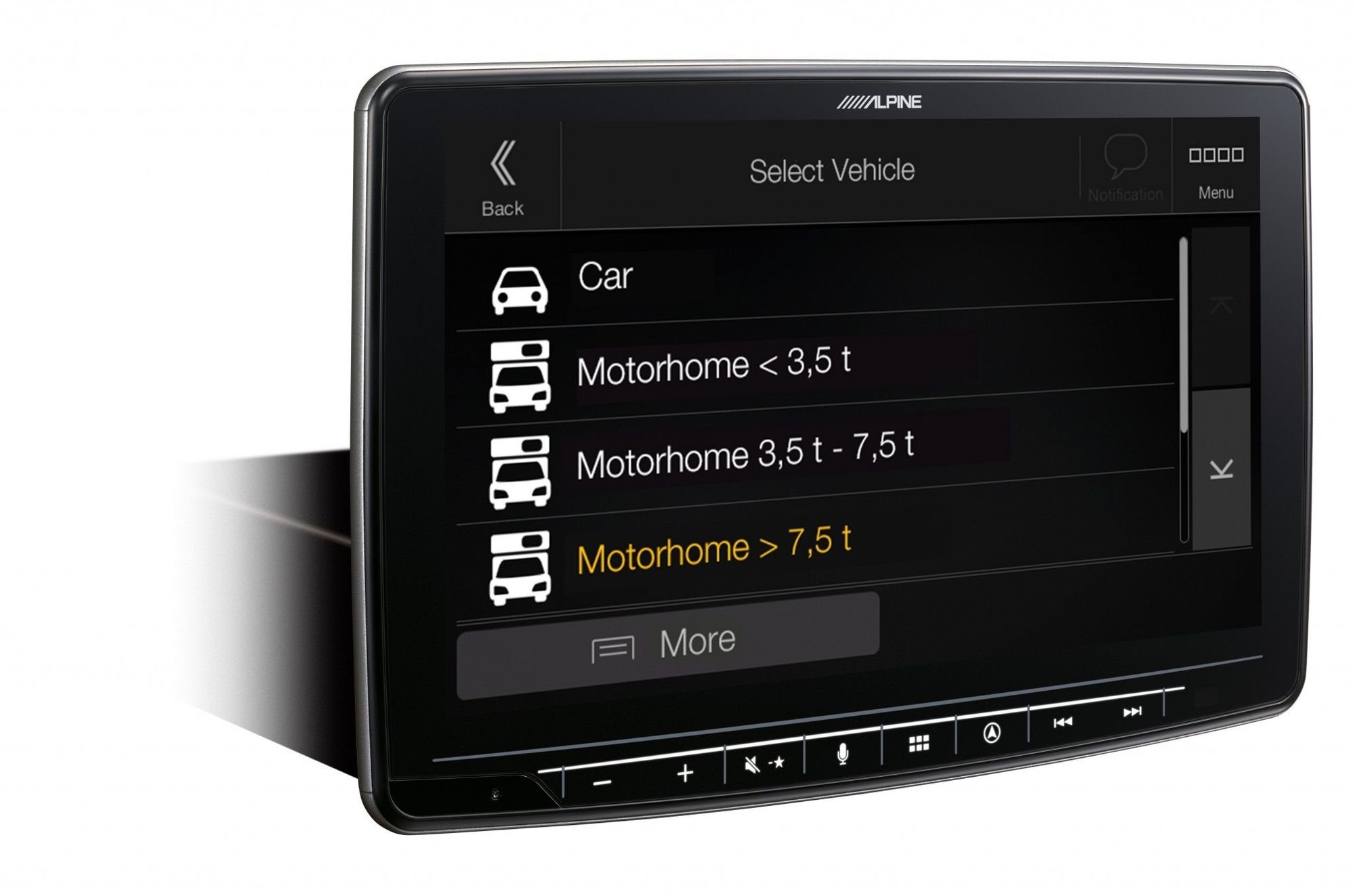 Auto ALPINE CarPlay Autoradio Android HDMI Reisemobilprofile INE-F904DC DAB+ NaviL