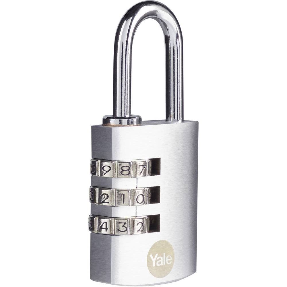 Yale Vorhängeschloss Silver Line Zahlenschloss 30 mm Y151B/30/125/1