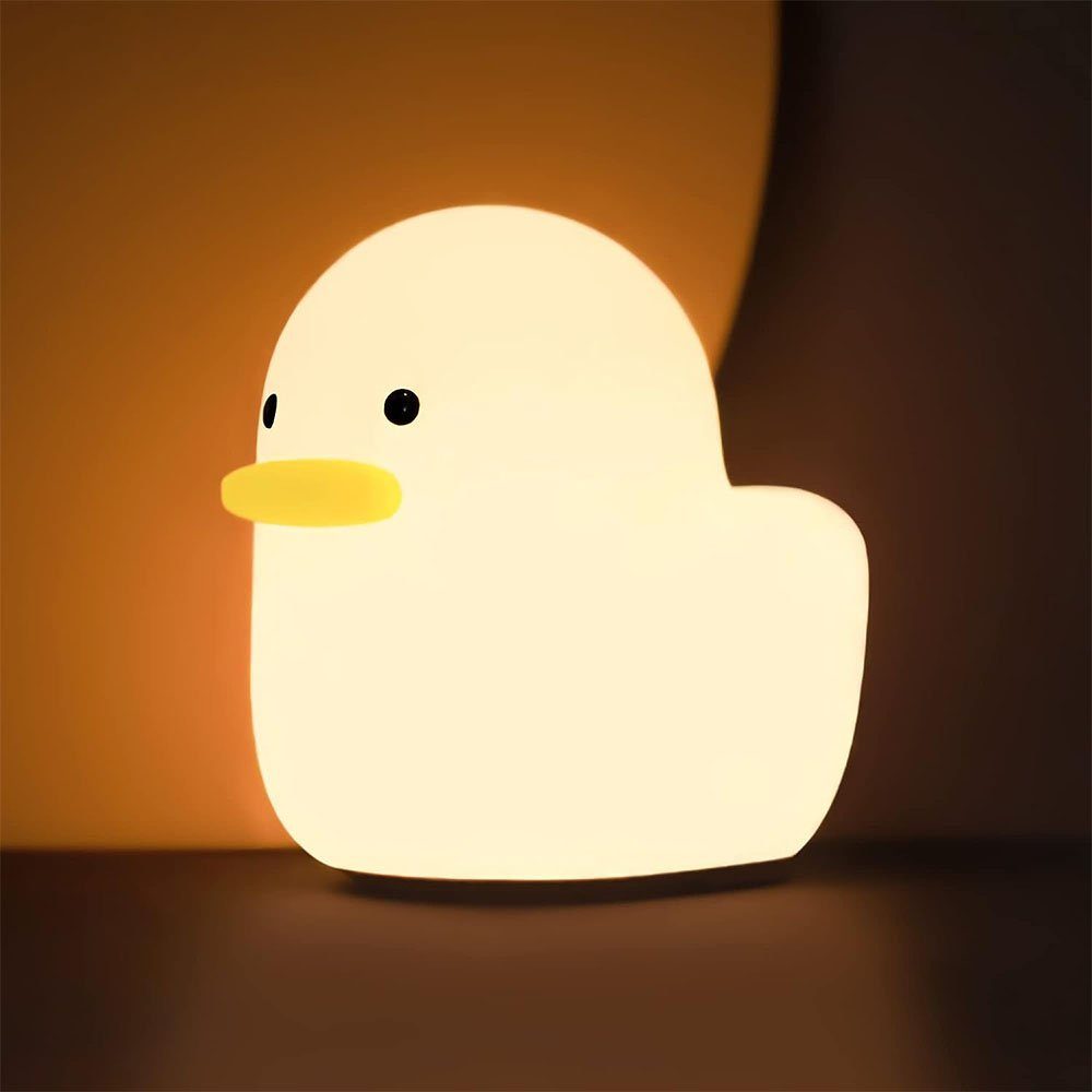 dimmbares LED Silikon Schreibtischlampe Kinder-Nachtlicht, MOUTEN Ente aus Kinder-Nachtlicht