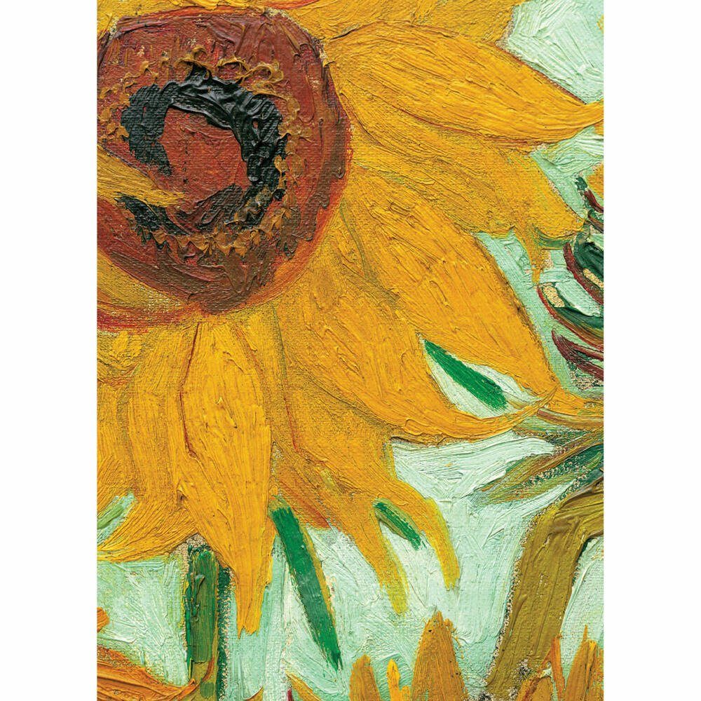 1000 von Vincent Puzzleteile Puzzle EUROGRAPHICS Sonnenblume Gogh - Detail, van