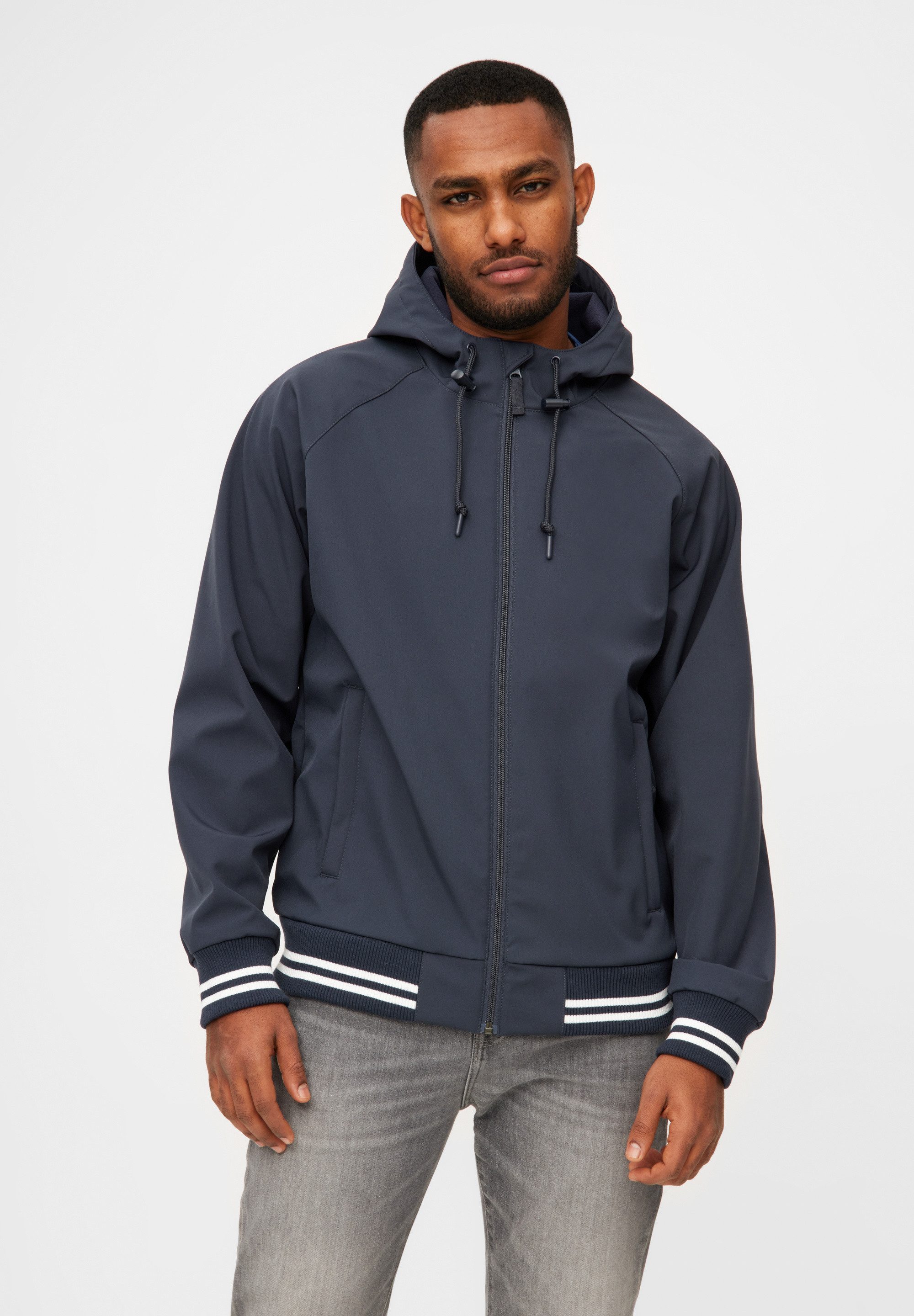 Derbe Softshelljacke Helgoby wasserabweisend, winddicht, Kapuze günstig online kaufen